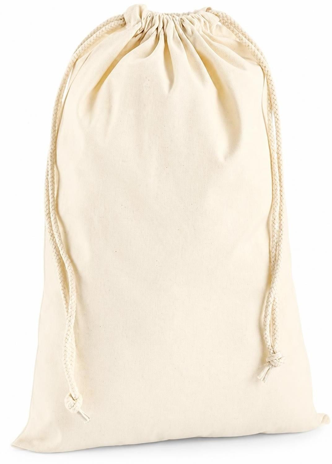 Westford Mill Turnbeutel Premium Cotton Stuff Bag / verschiedene Größen