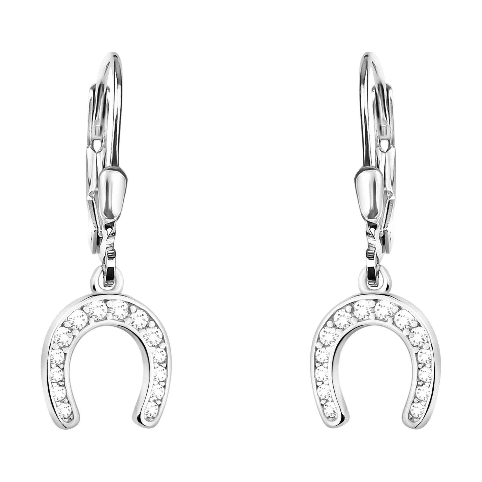Sofia Milani Paar Ohrhänger Hufeisen, 925 Silber Damen Schmuck - E2256 günstig online kaufen