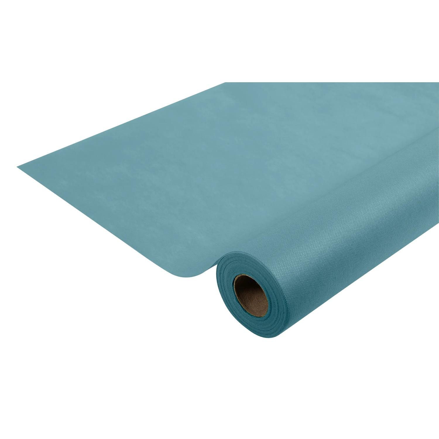PROnappe Tischband 5x Tischdecke Rolle, Spunbond, reißfest 6x1,20m Pazifikblau RS021604I, Tischkultur