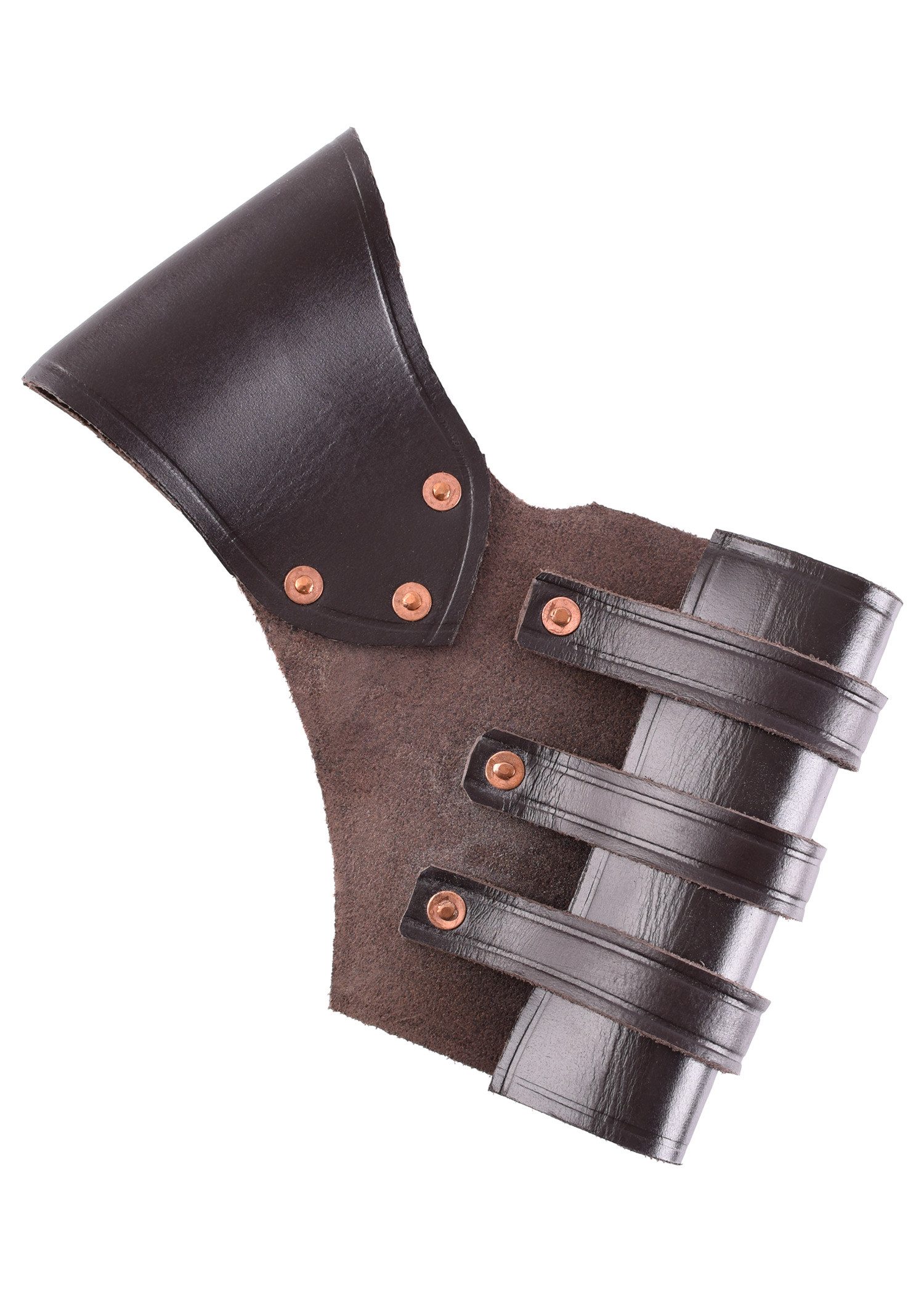 Battle Merchant Ritter-Kostüm Verstellbarer Schwerthalter aus braunem Leder