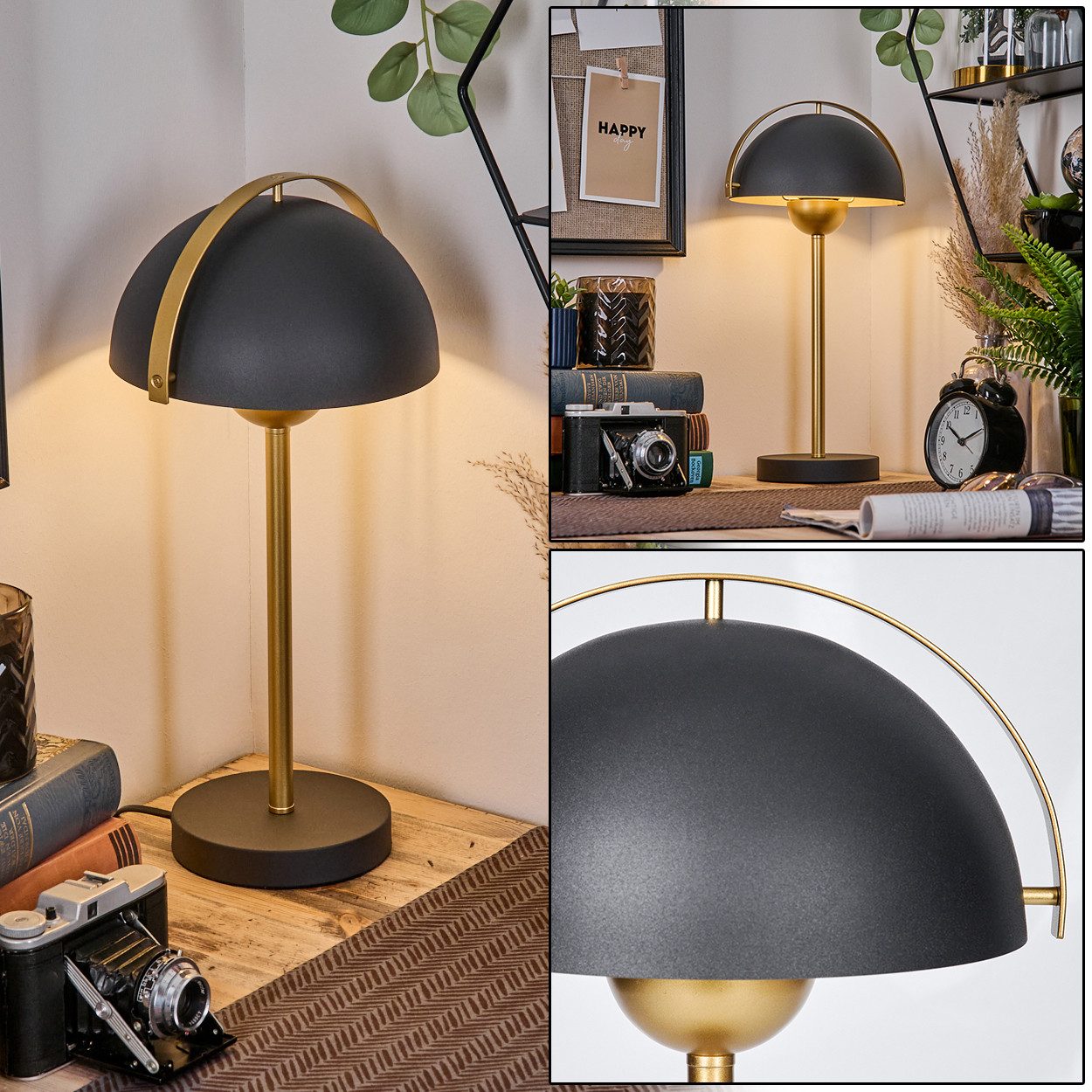 hofstein Tischleuchte Tischlampe aus Metall in günstig online kaufen