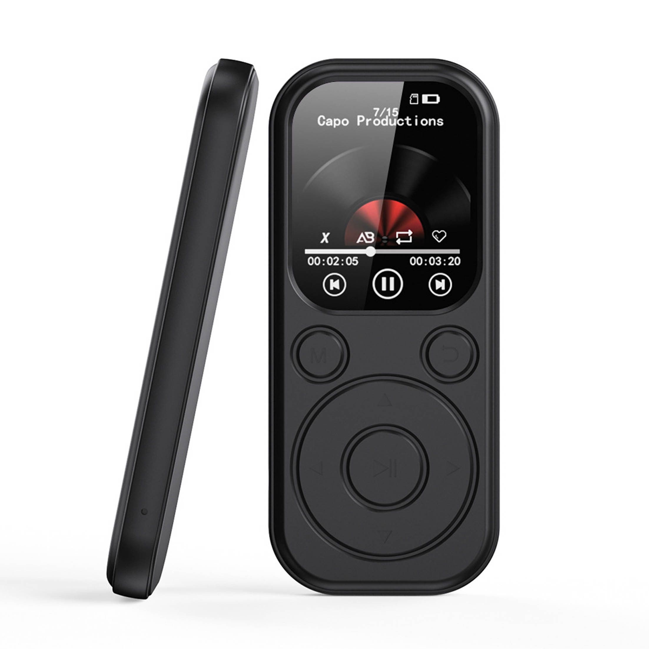 KINSI Bluetooth 5.4 MP3 MP4 Player mit 32GB Speicherkarte, IPS Display MP3-Player (FM-Empfang, E-Books, 7 integrierte EQ-Effekte)