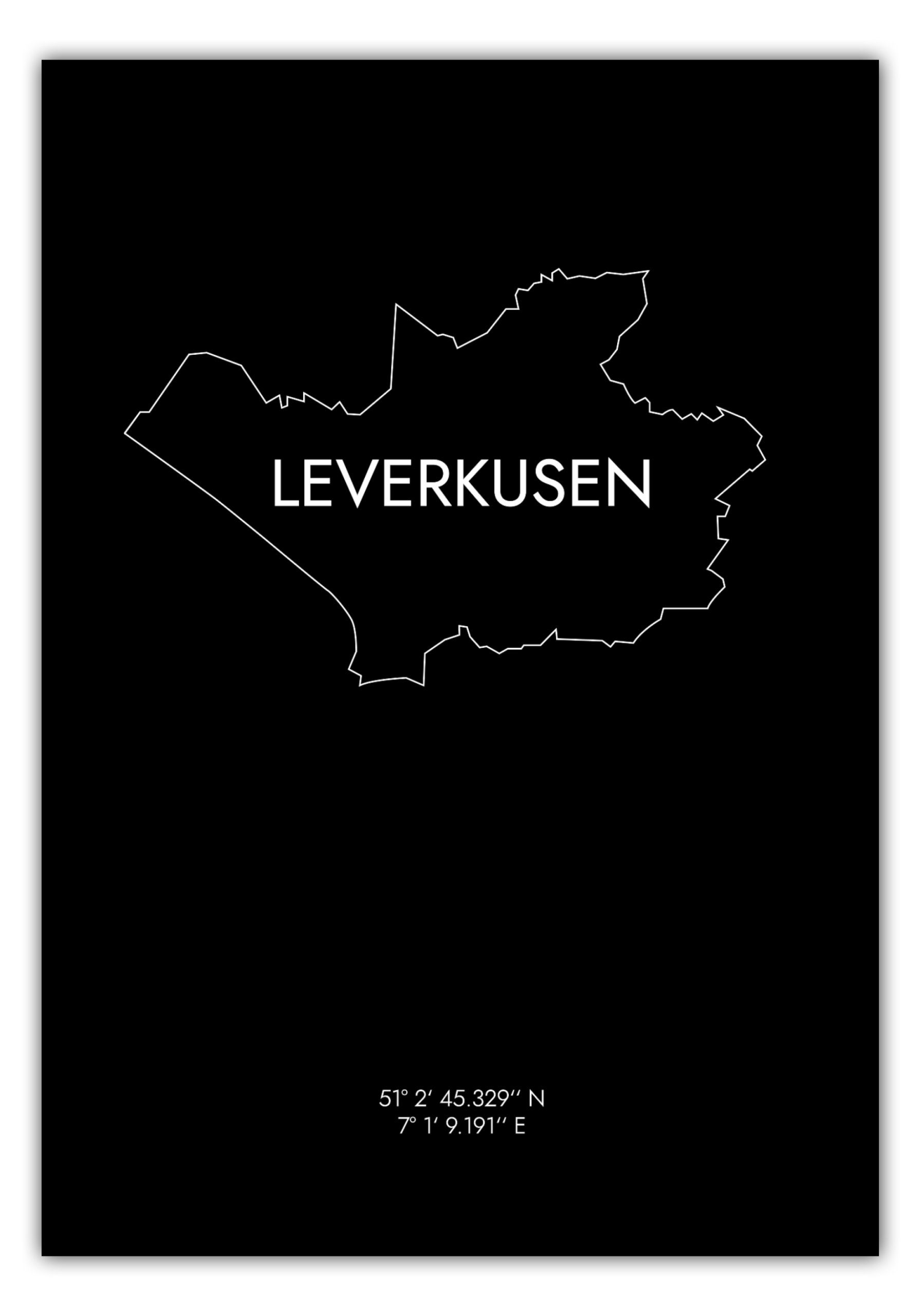 MOTIVISSO Poster Leverkusen Koordinaten #8