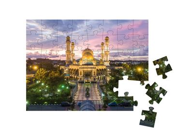 puzzleYOU Puzzle Moschee Jame' Asr Hassanil Bokliah in Brunei, 48 Puzzleteile, puzzleYOU-Kollektionen Asien