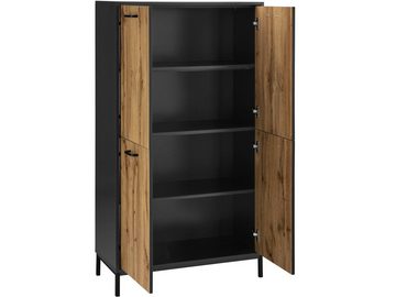 loft24 Mehrzweckschrank Rocky 4 Türen, Höhe 150,5 cm