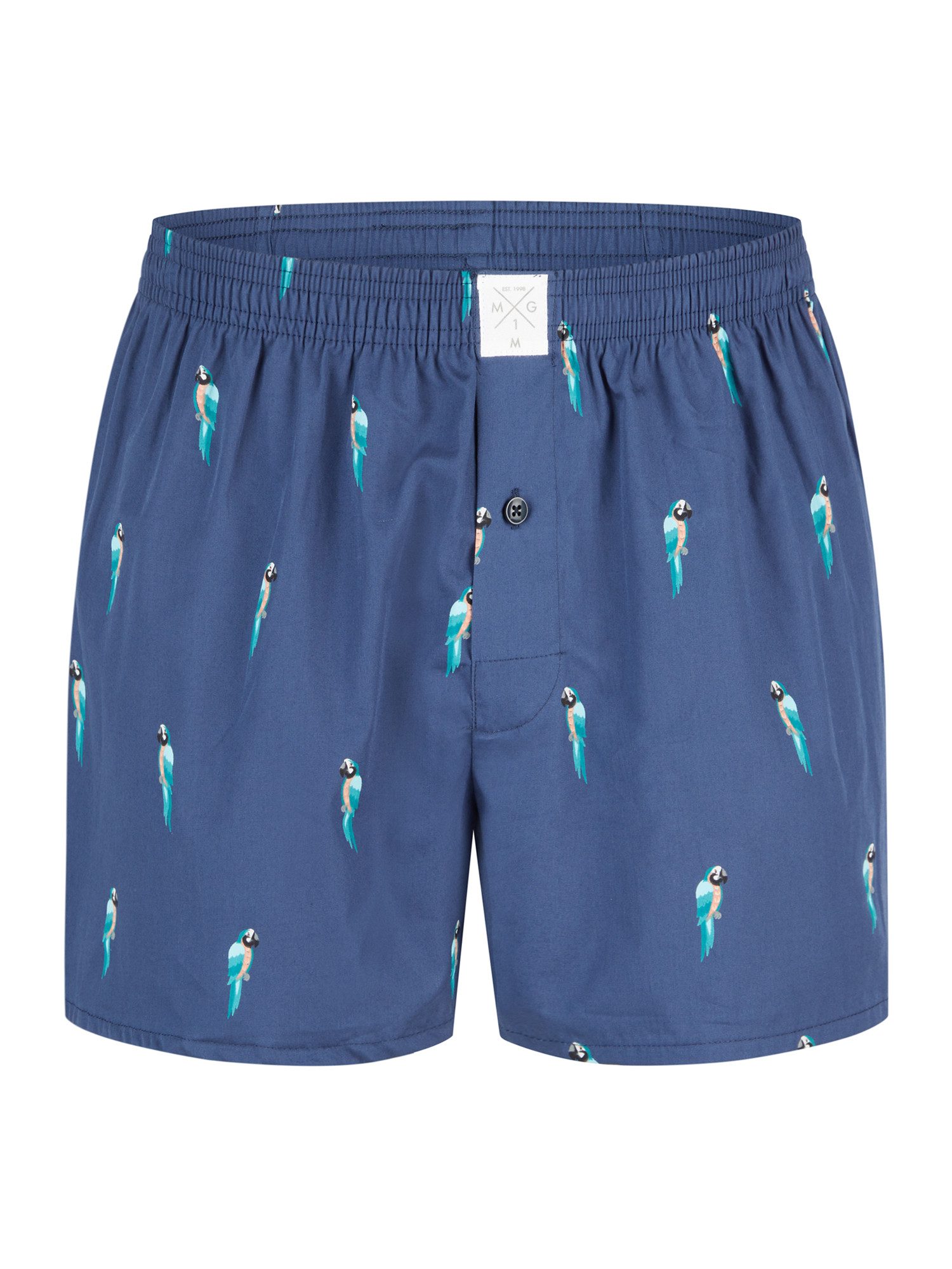 MG-1 Boxer Classics (6-St) American Boxershorts - weit geschnitten - Knopfleiste