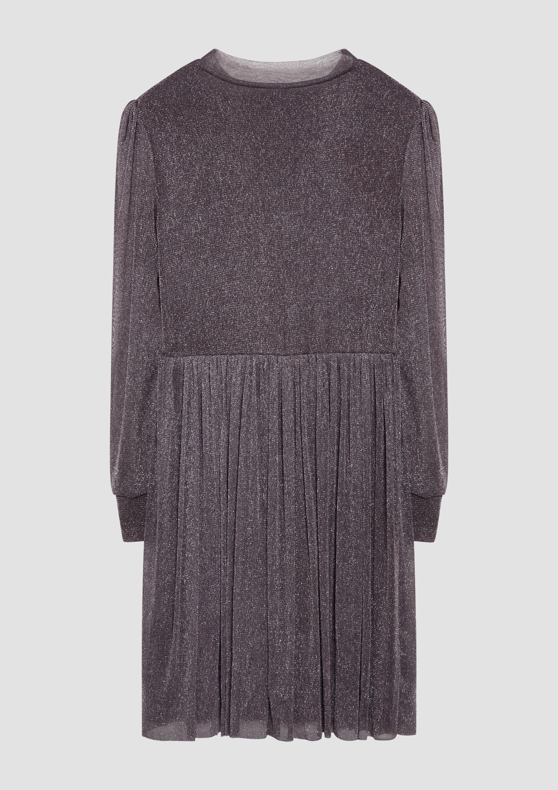 s.Oliver Minikleid Kleid Mesh-Kleid mit Glitzergarn