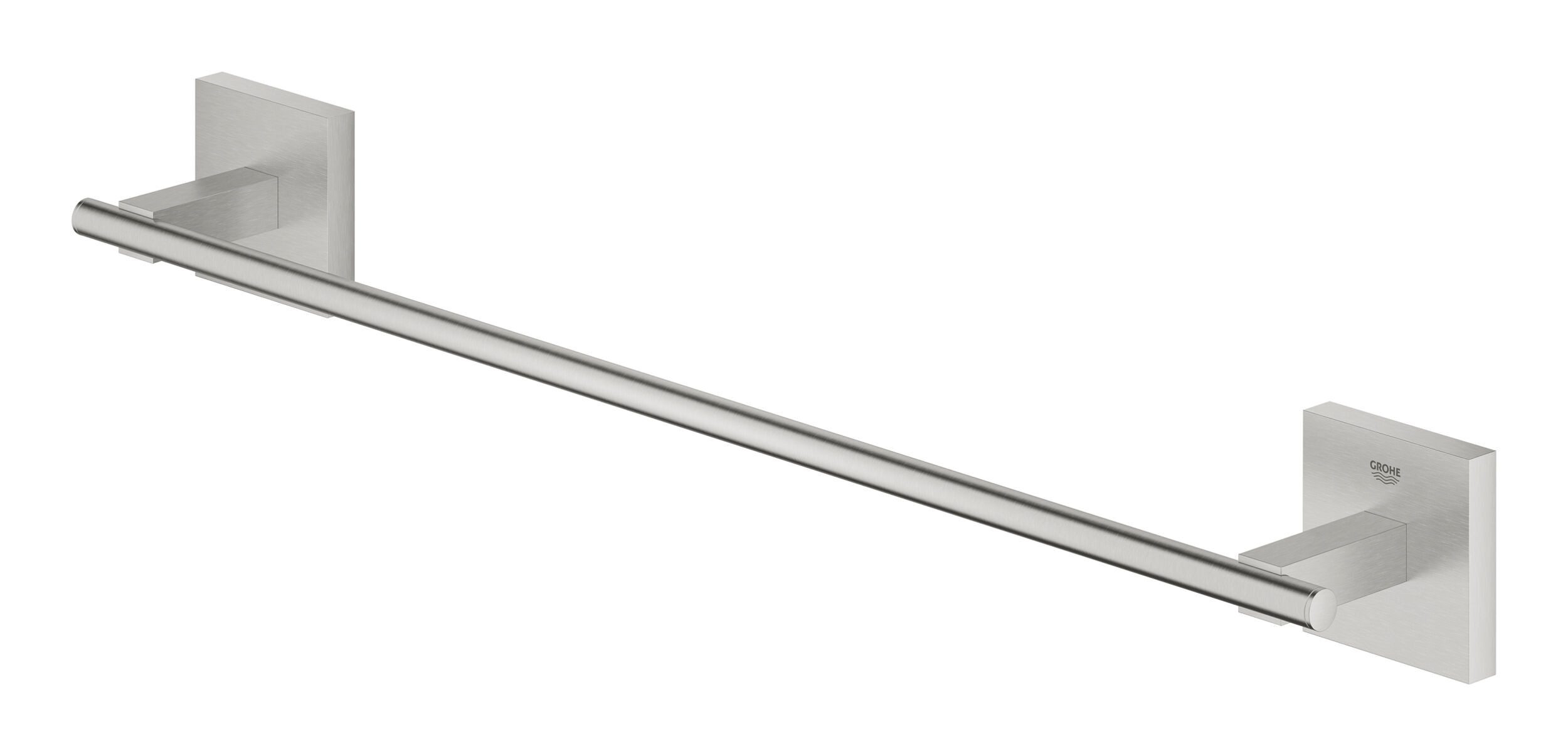 Grohe Handtuchhalter Start Cube, Badetuchhalter 450 mm - Supersteel