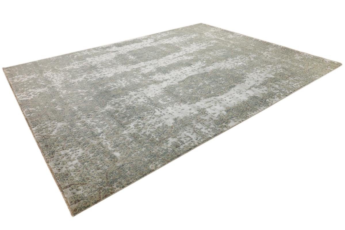 Orientteppich rechteckig, Moderner Trading, 10 269x367 Designteppich, mm / Sadraa Orientteppich Höhe: Handgeknüpfter Nain