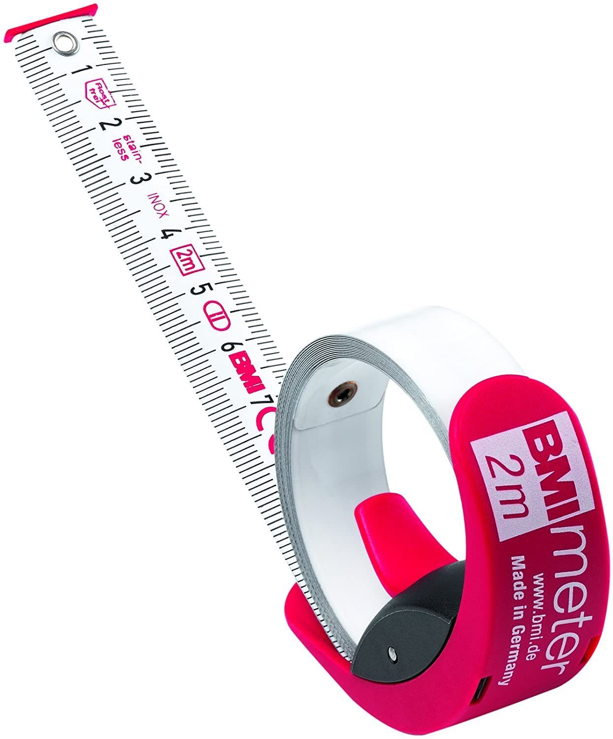 BMI Maßband BMI Taschenbandmaß BMImeter 429 3 m Breite 16 mm Teilung mm/inch