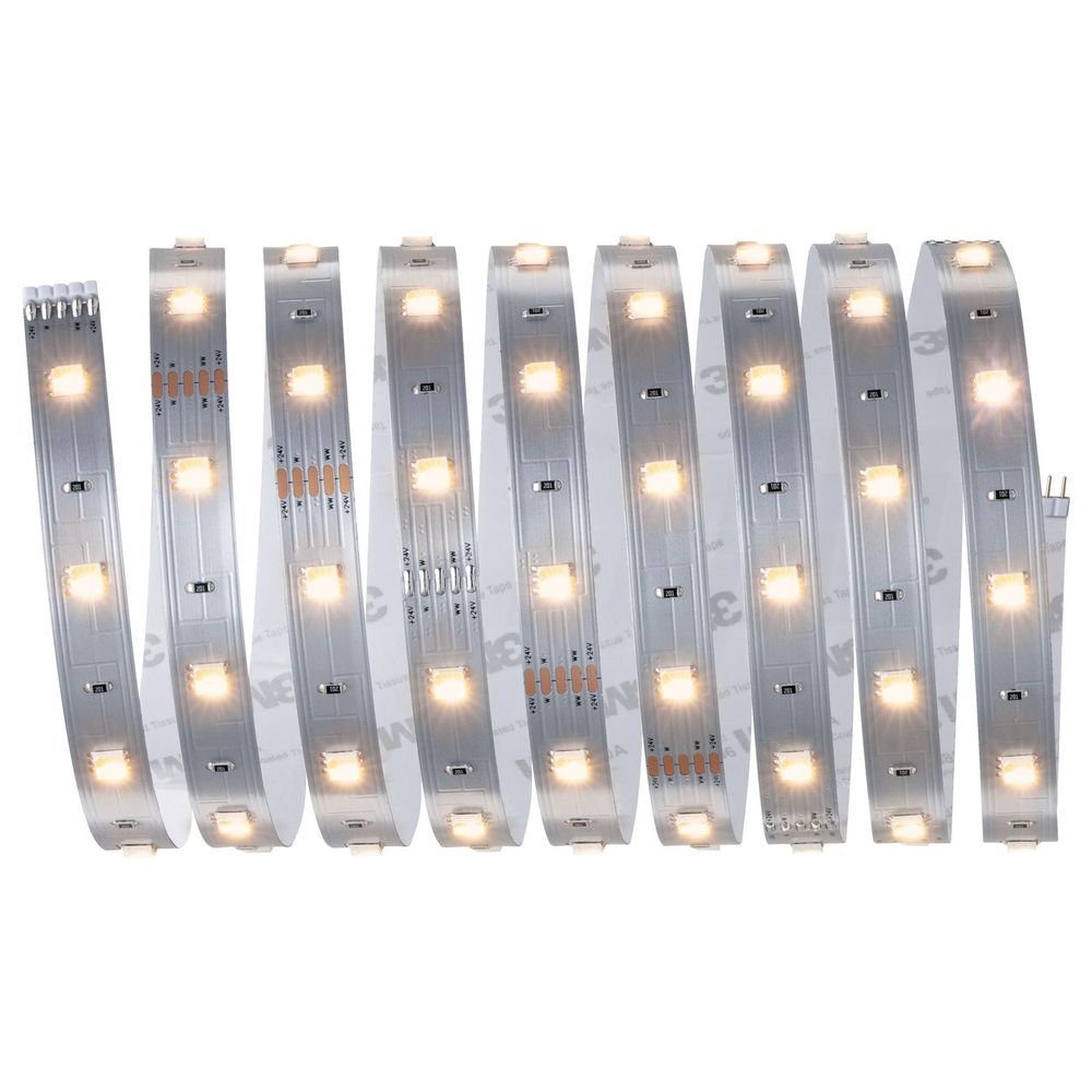Stripe Paulmann LED LED LED 2700-6500K in 675lm 2500mm, MaxLED Streifen Strip Silber 1-flammig, 9W Erweiterung