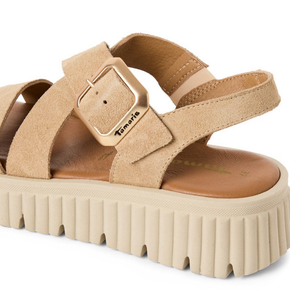 Tamaris Sandalette Plateau, Riemchensandale, Sommerschuh mit Touch It-Ausstattung