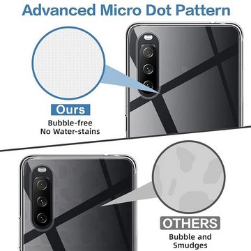 CoolGadget Handyhülle Transparent Ultra Slim Case für Sony Xperia 10 V 6,1 Zoll, Silikon Hülle Dünne Schutzhülle für Sony Xperia 10 V 2023 Hülle