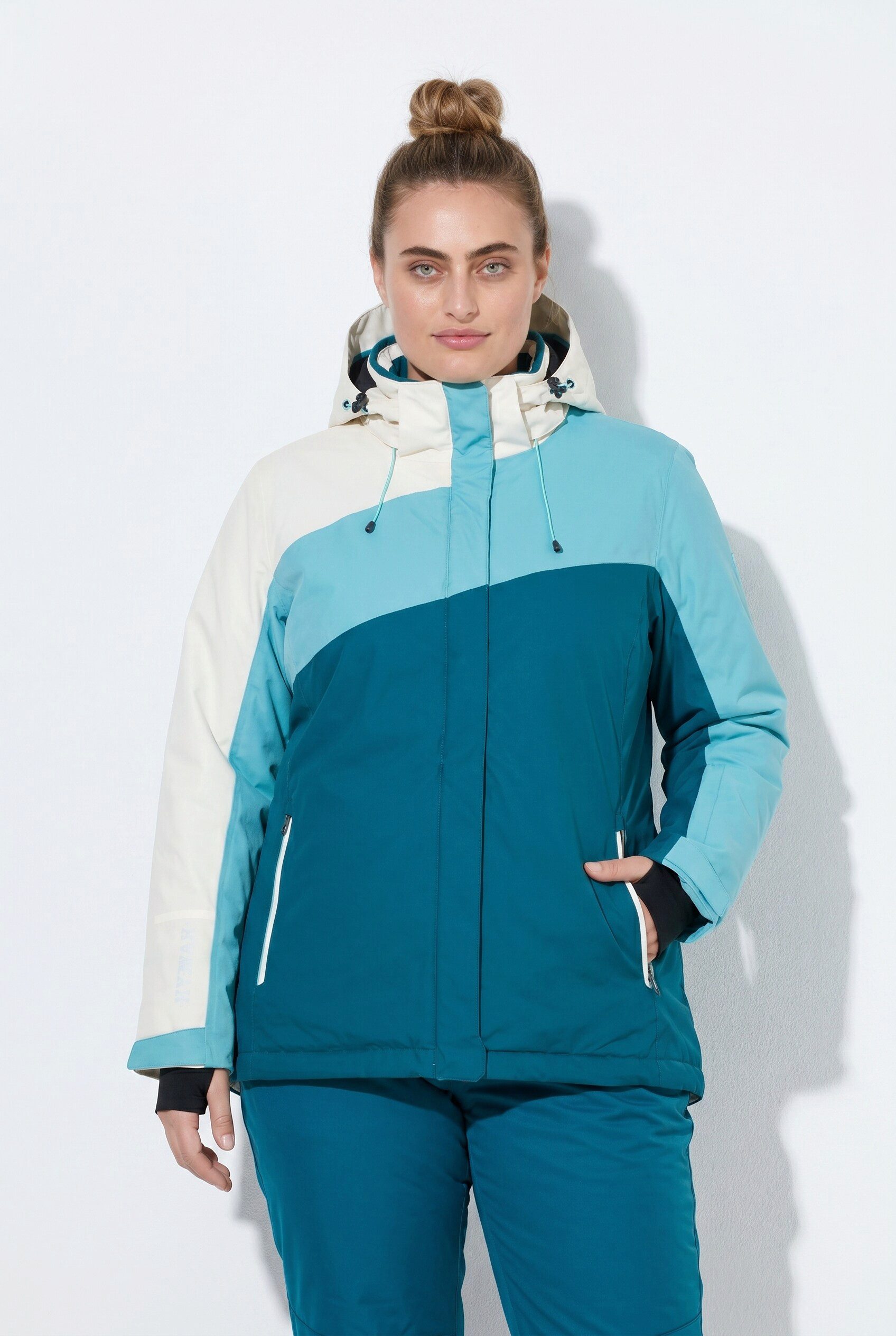 Ulla Popken Skijacke Performance-Jacke wasserdicht