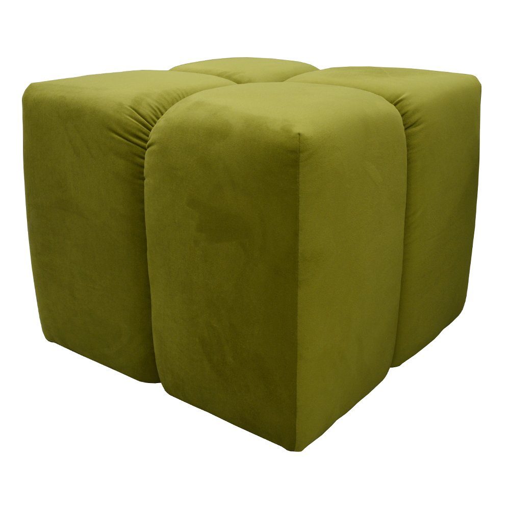 Fußhocker mane in Sitzpouf Hocker (Hocker), Grüner Europe Made JVmoebel Hocker Design Sitzhocker