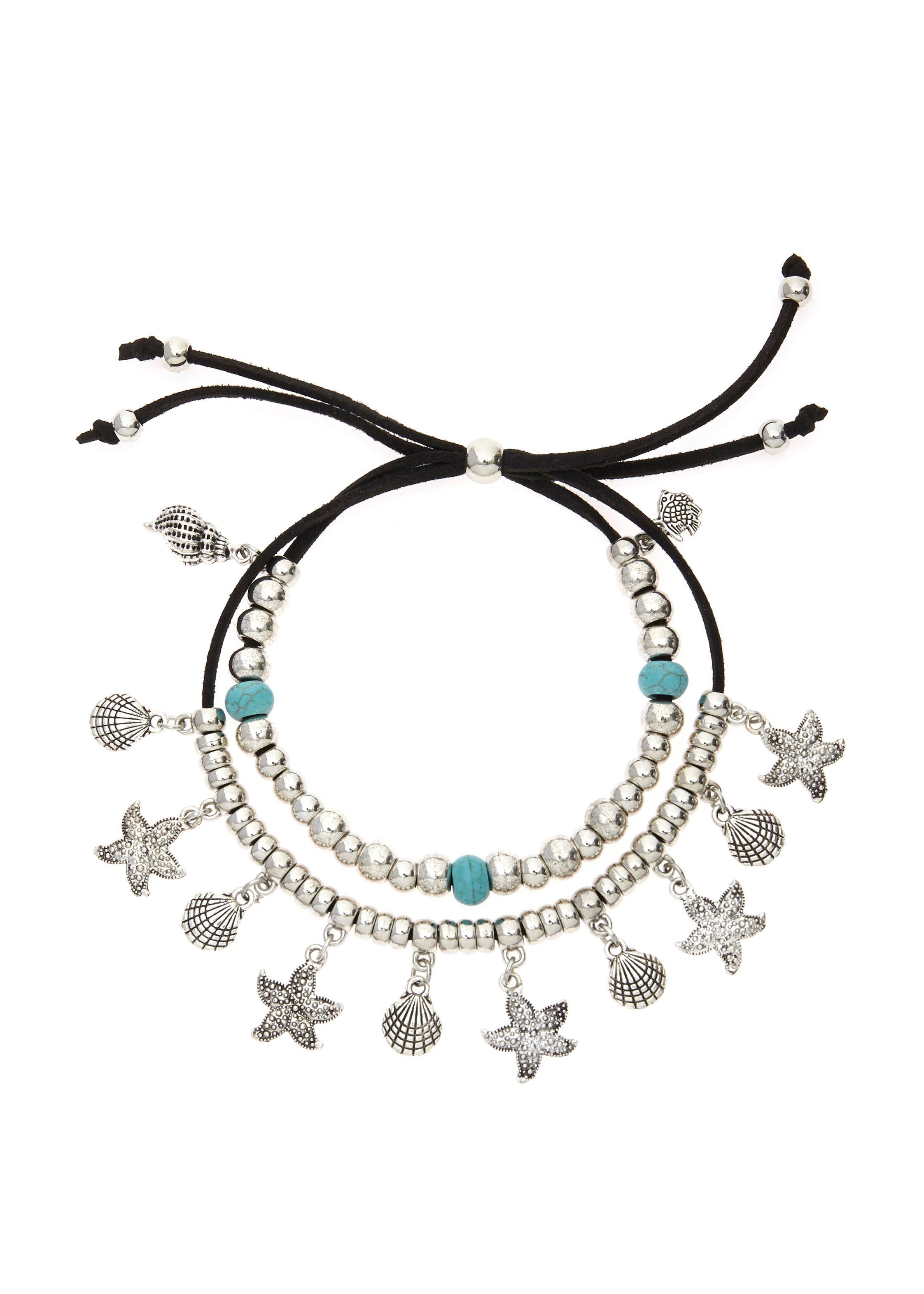 LASCANA Fußkette mit Anhänger in Layer günstig online kaufen