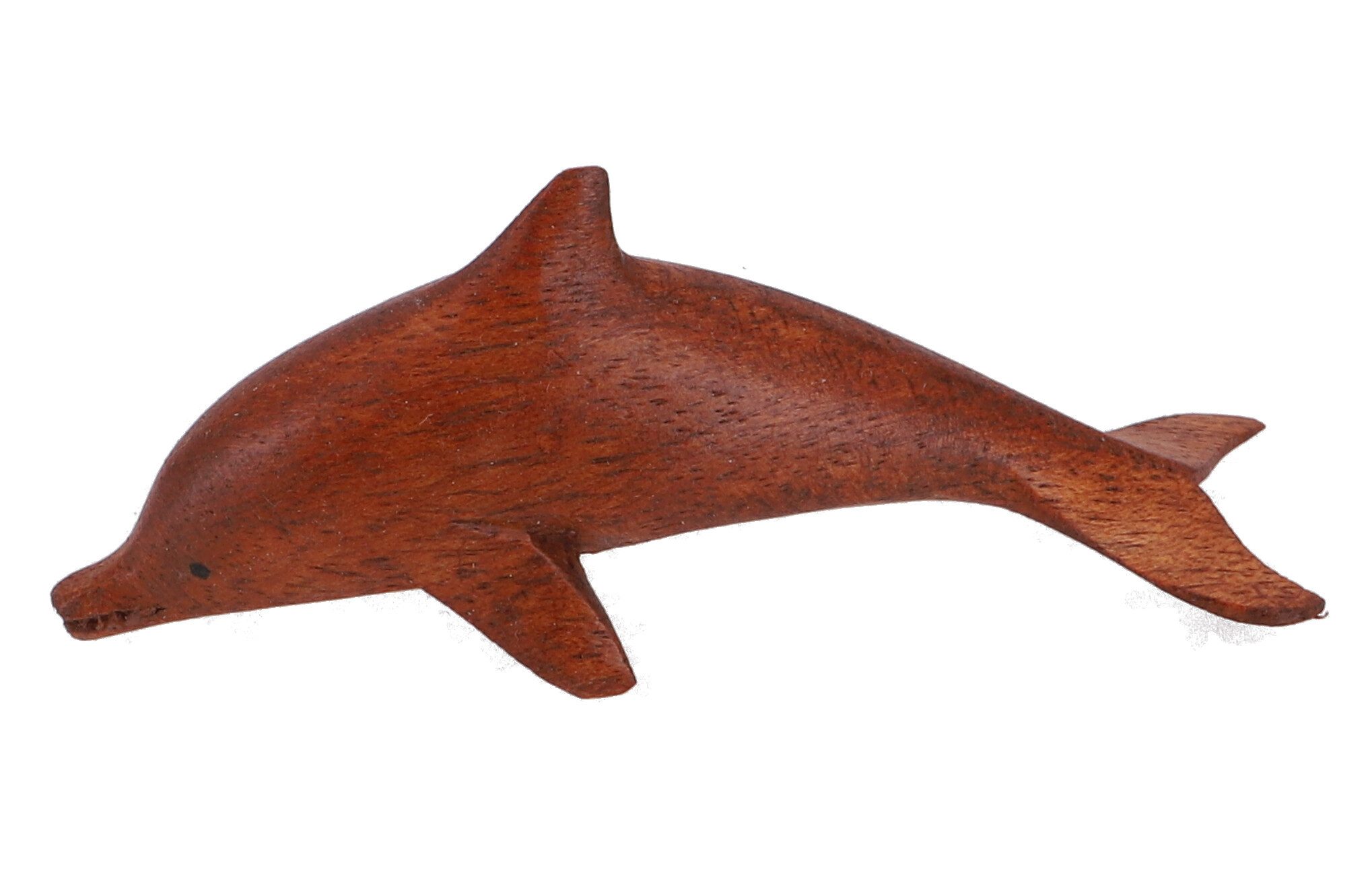 Guru-Shop Dekofigur Kleiner Holz Delphin