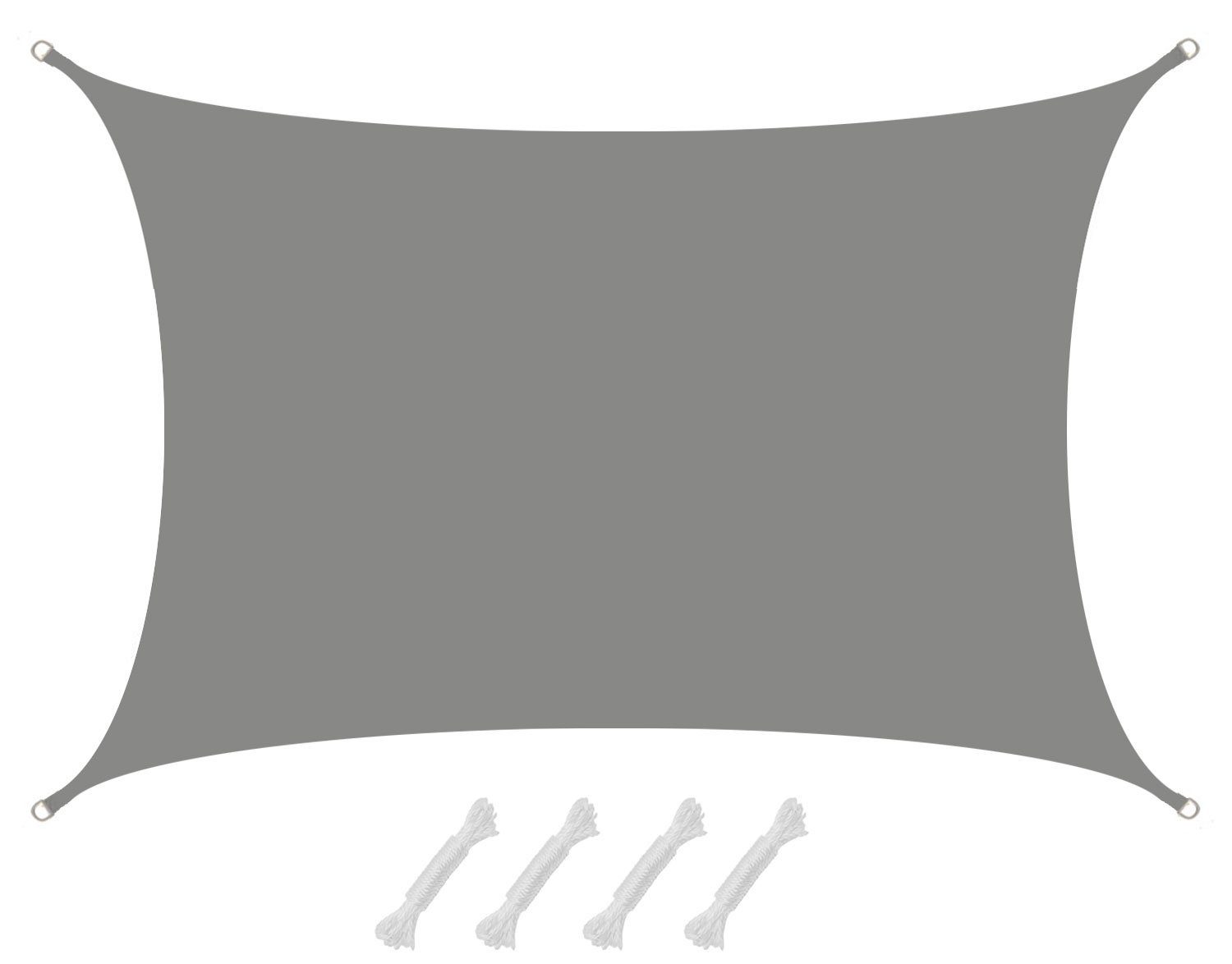 Sonnensegel mit UV Schutz - 5 x 3 m Wasserdicht - Sonnenschutz für Garten & Balkon