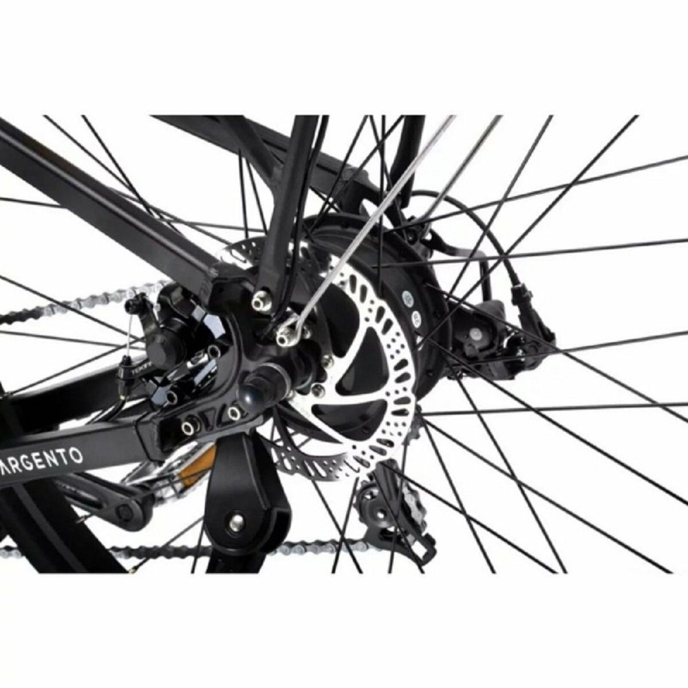OMEGA_PLUS01 Argento 27,5" Elektrofahrrad km/h 25 E-Bike Bike DOTMALL