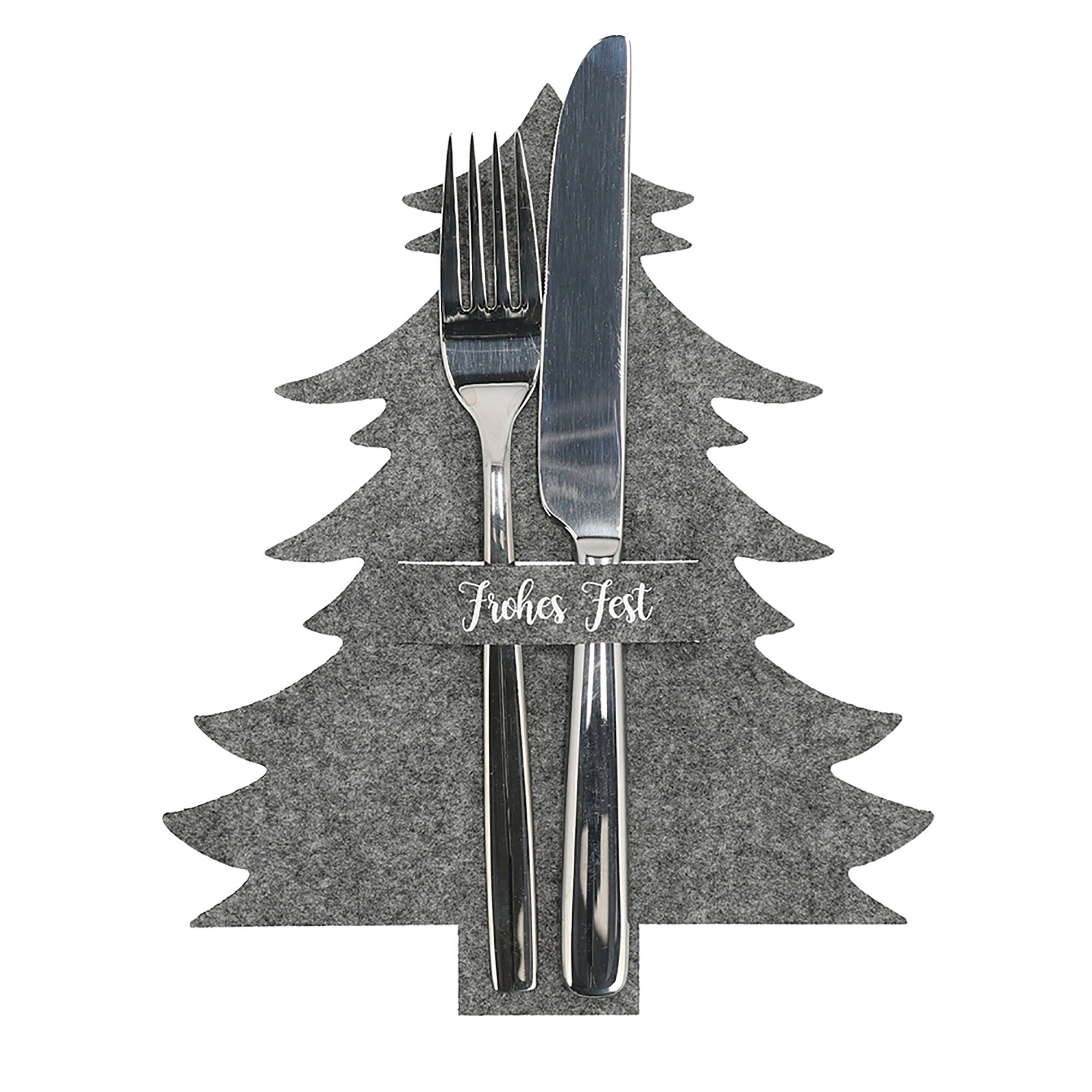 Annastore Besteckhalter 6 x Besteckhalter aus Filz in Tannenbaum Optik - Be günstig online kaufen