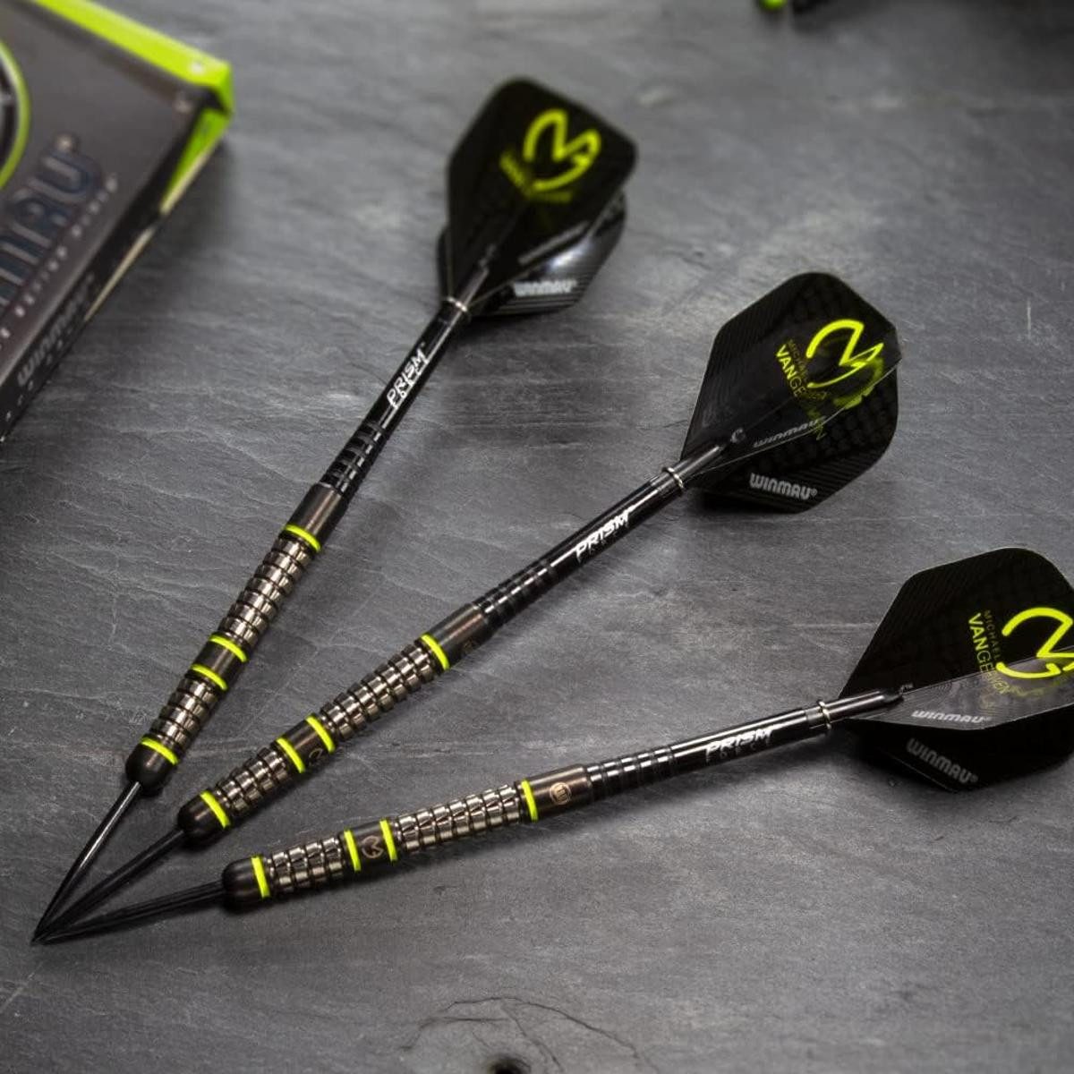 Winmau Dartpfeil WINMAU MvG Acclaim Dartpfeile Wolframstahlspitze 25 g 3er-Set