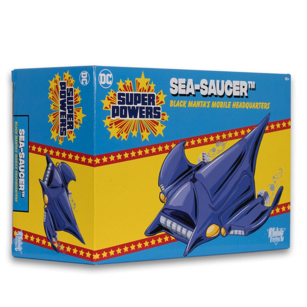 McFarlane Toys Modellauto DC Direct Super Powers Fahrzeug Black Manta Sea Saucer 10 cm