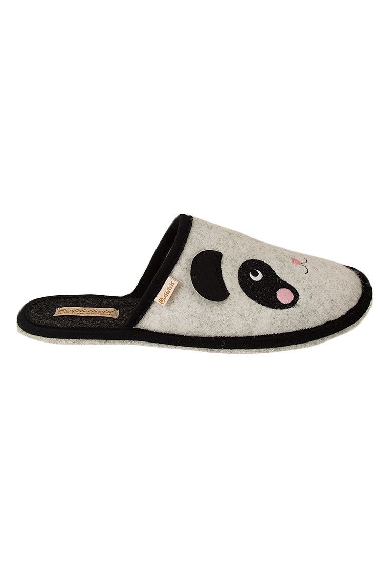 ADELHEID Panda Filzpantoffeln Pantoffel