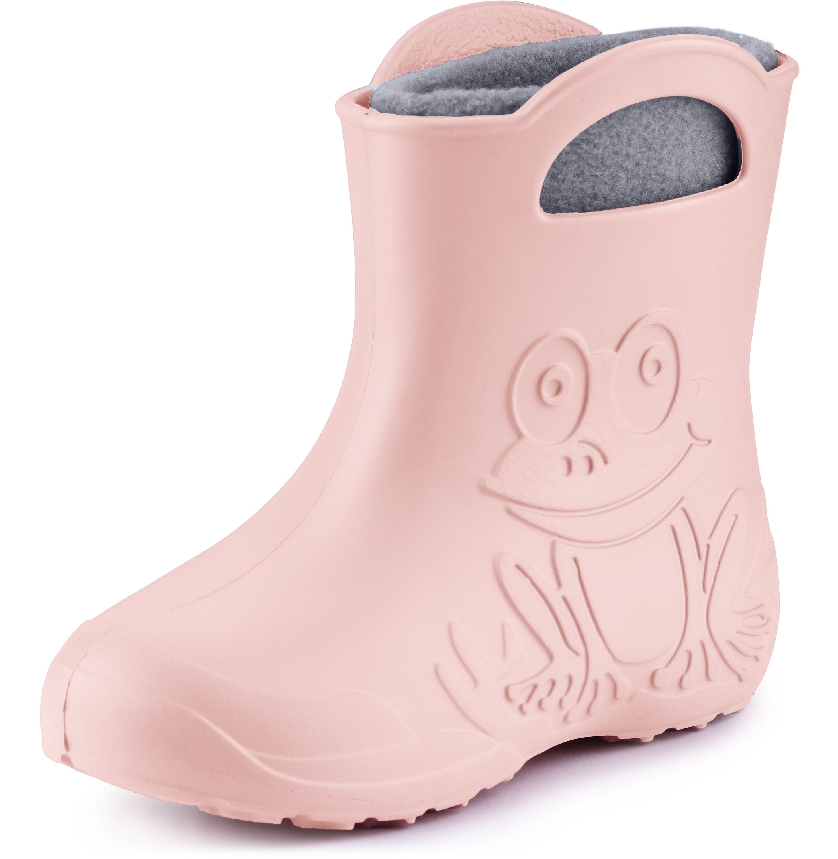 Ladeheid EVA Regenstiefel LA-CA-03 federleichte Regenschuhe Kinder Gummistiefel mit herausnehmbares Innenfutter