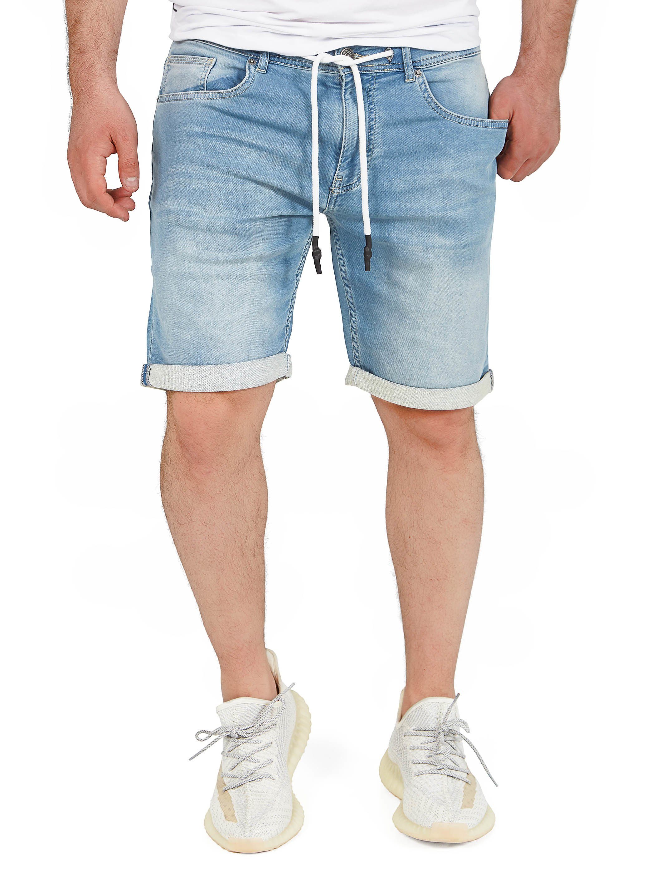 WOTEGA Jeansshorts Diego modische Jeansshorts mit Stretchanteil