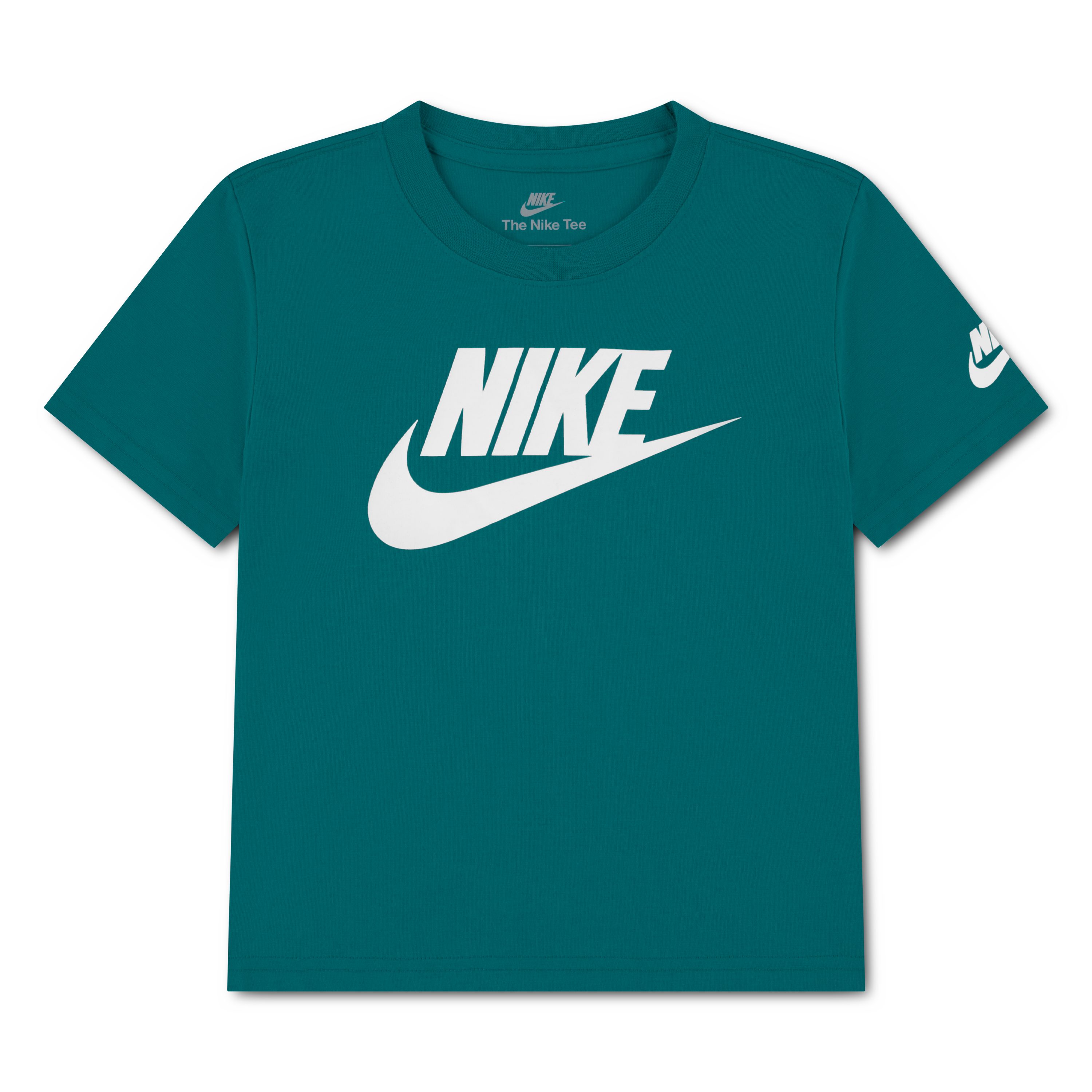 Nike Sportswear T-Shirt für Kinder, aus Baumwolle und Polyester, pflegeleicht