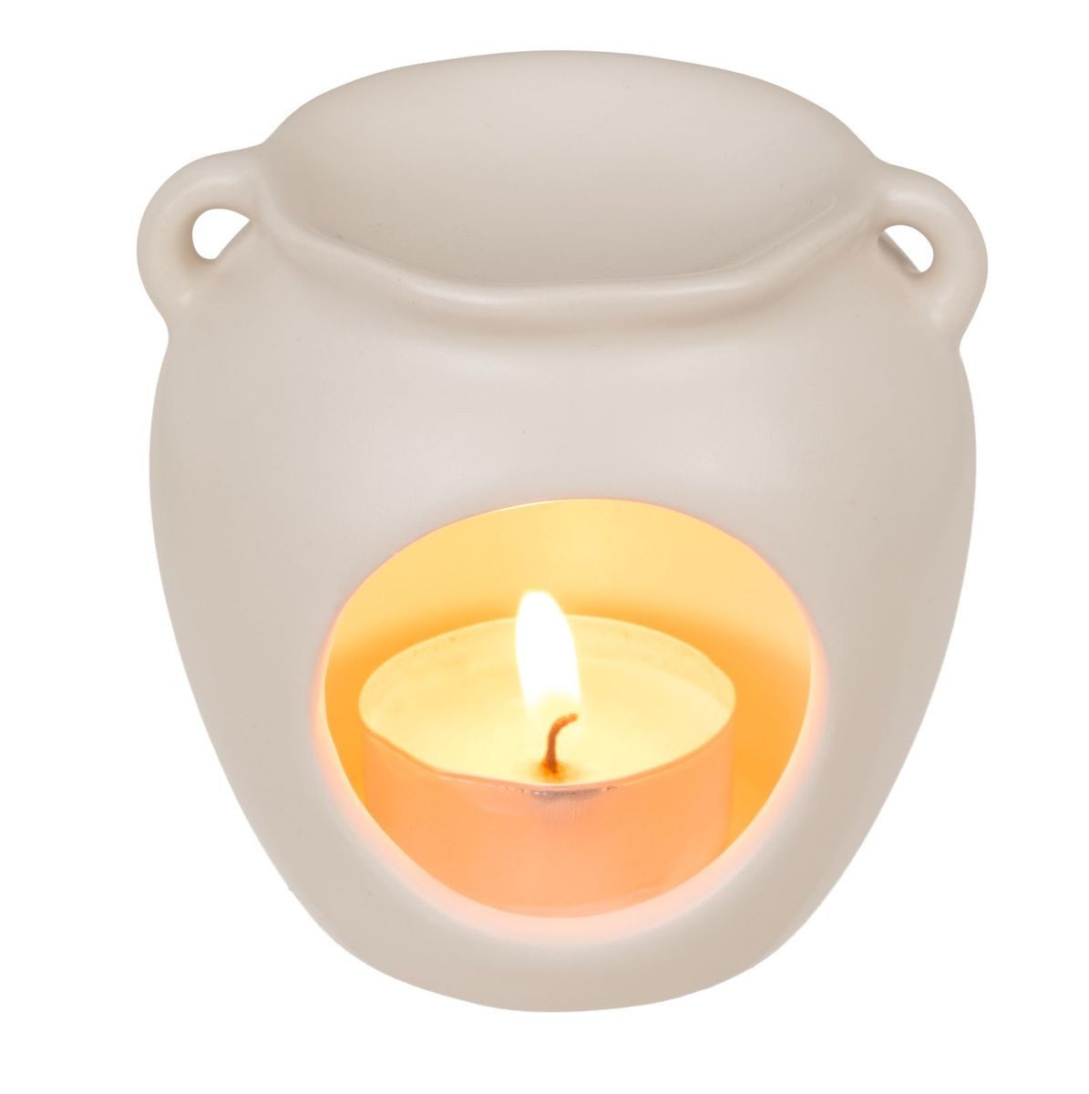 Marabellas Shop Kerzenständer Teelichthalter Vase für Duftaromen ca. 9,5 x 8,5 cm Aromalampe, Vasendesign