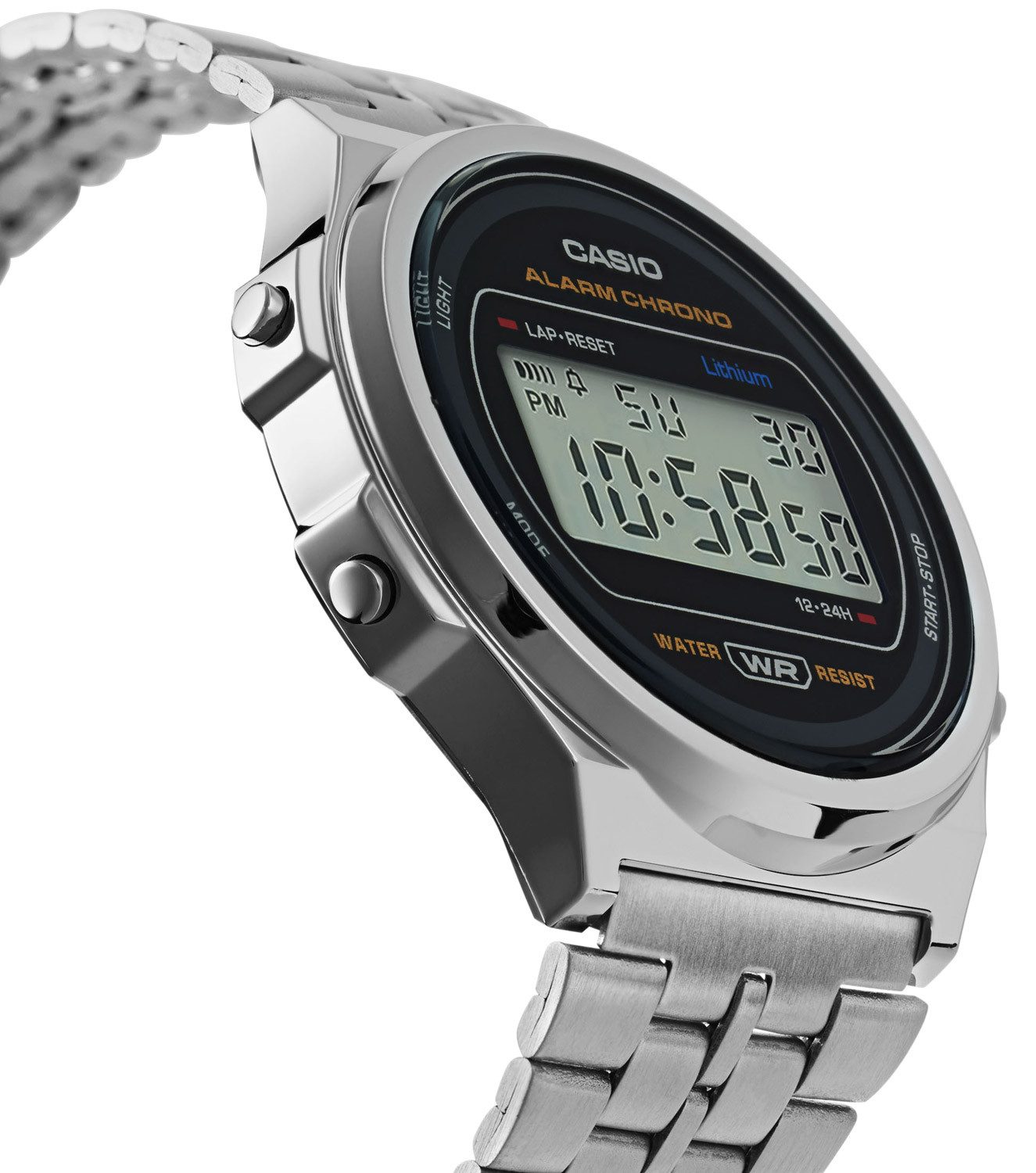 CASIO VINTAGE Quarzuhr Digitaluhr Vintage Silberfarben günstig online kaufen