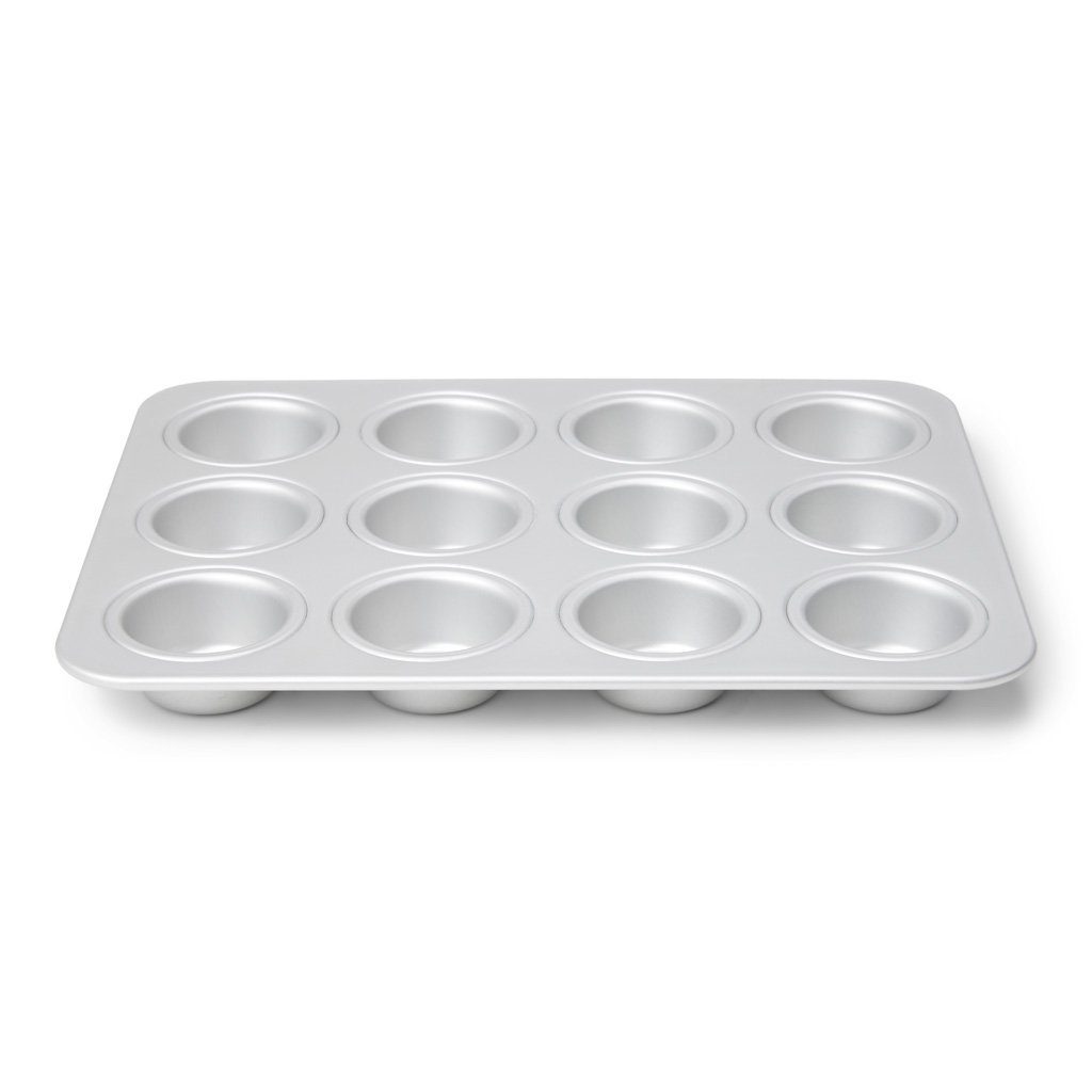 patisse Muffinform 08934, Professional Muffin-Backblech 12 tlg. - 35 cm, aus eloxiertem Aluminium - zum Backen leckerer Muffins