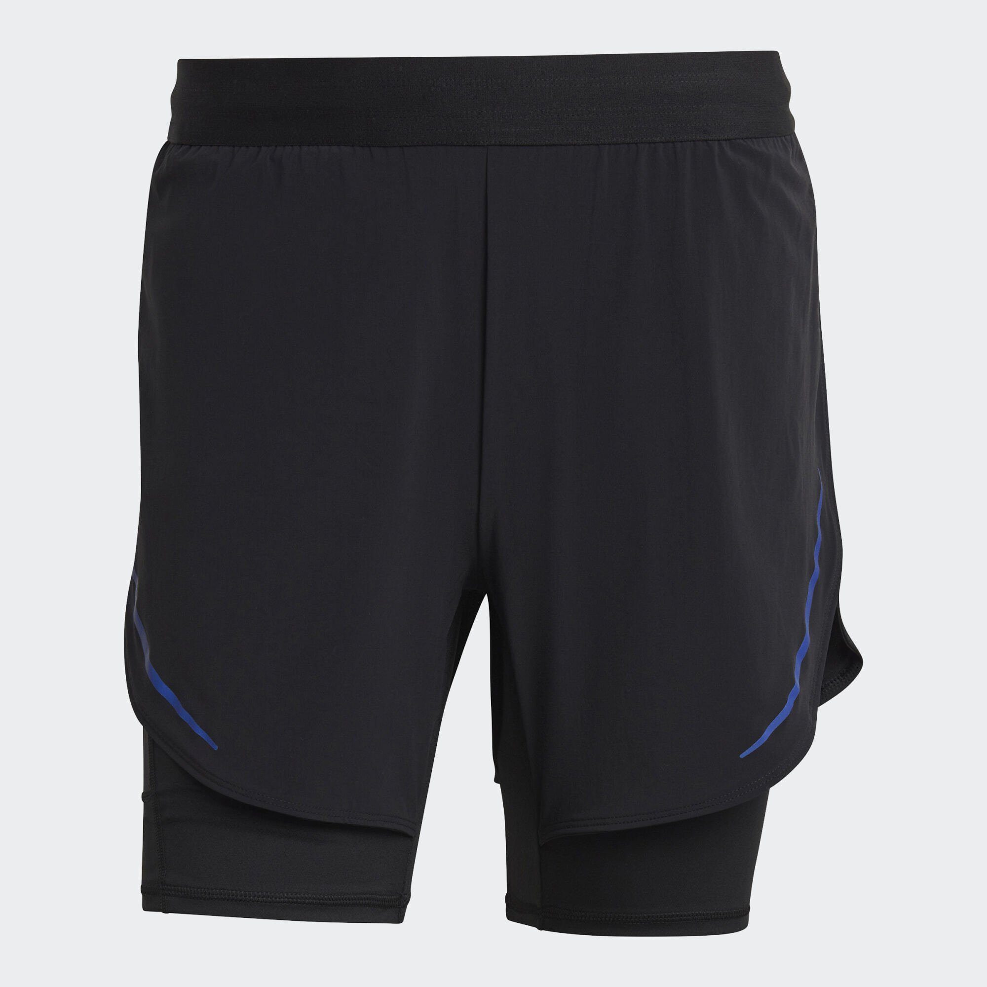 HIIT HEAT.RDY TRAINING adidas 2-IN-1 Performance Black 2-in-1-Shorts SHORTS