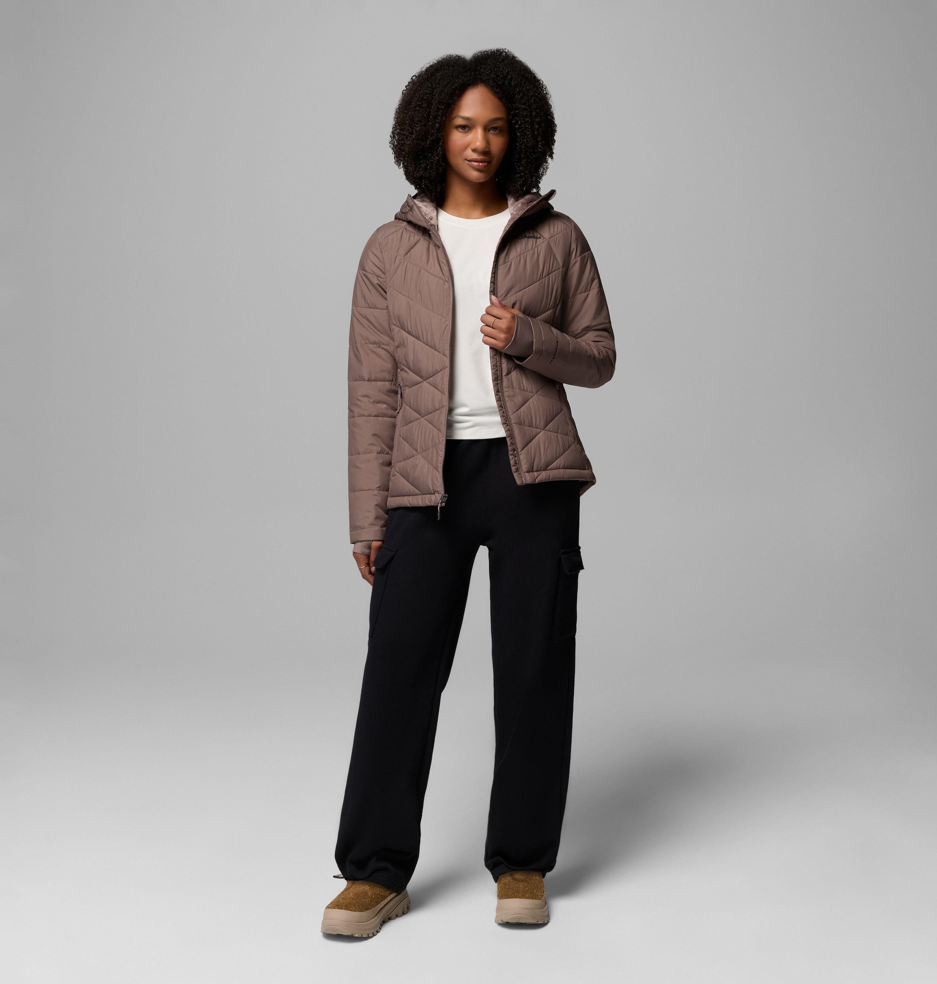 Columbia Steppjacke Heavenly Hooded Jacket mit integrierter Thermotechnologie, wasserabweisend, windabweisend – Bild 4 von 5