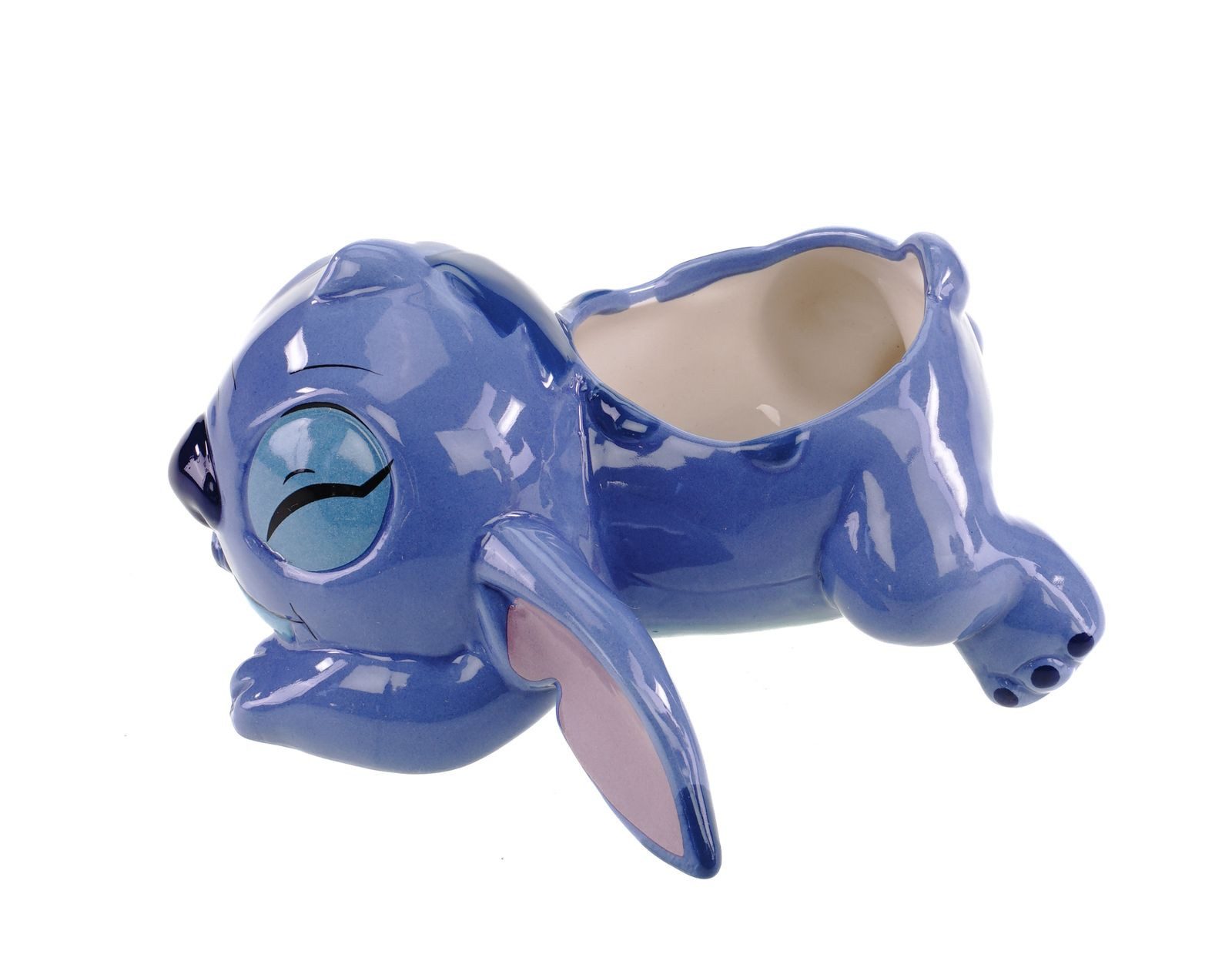 Disney Gartenfigur Disney Stitch Blumentopf Keramik - Charmantes Pflanzgefäß 17 cm