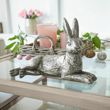 Mirabeau Osterfigur Hase Fiorentin silber