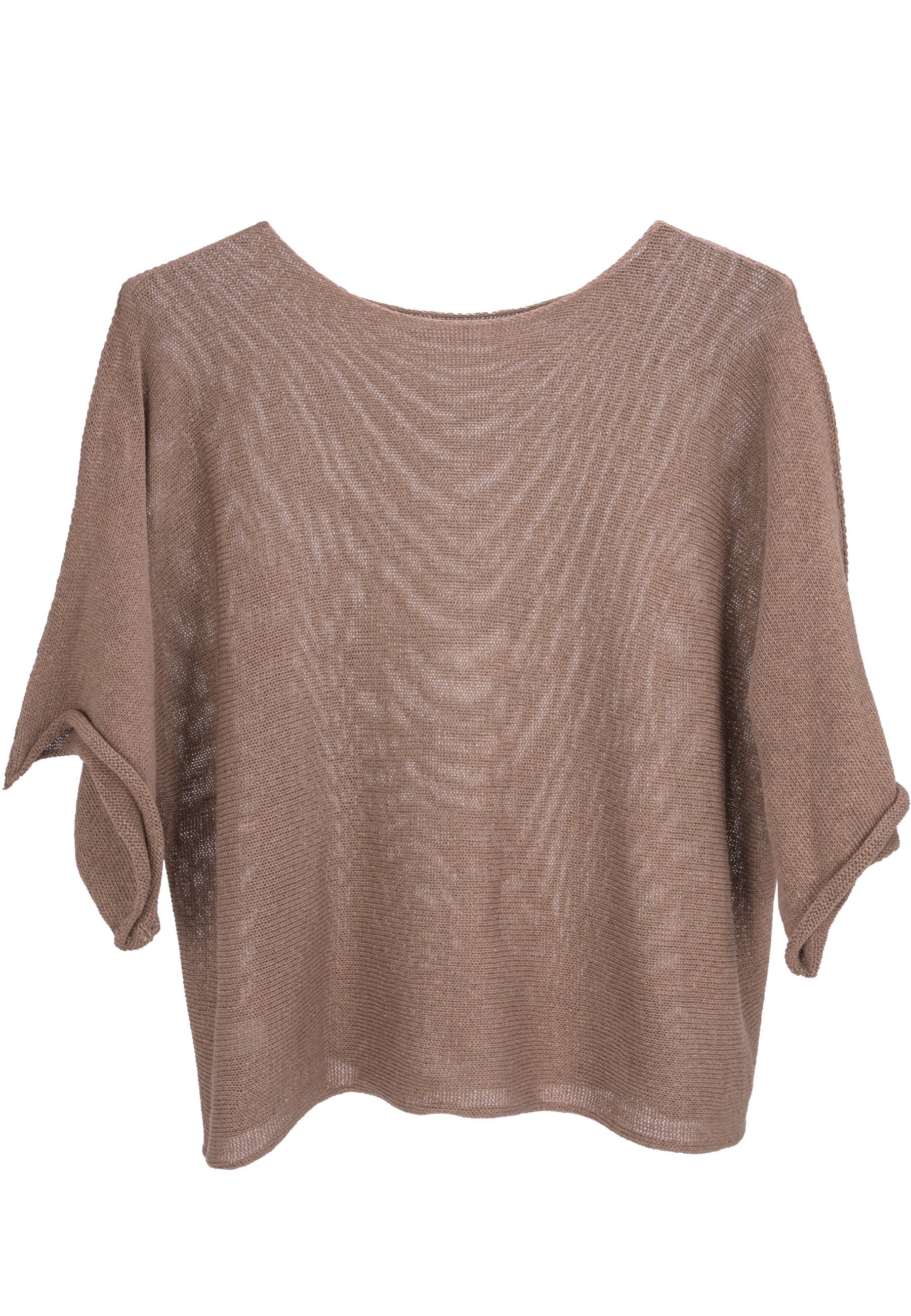 Seasons of April V-Ausschnitt-Pullover FLEUR Damen Loch Strickshirt – Lufti günstig online kaufen