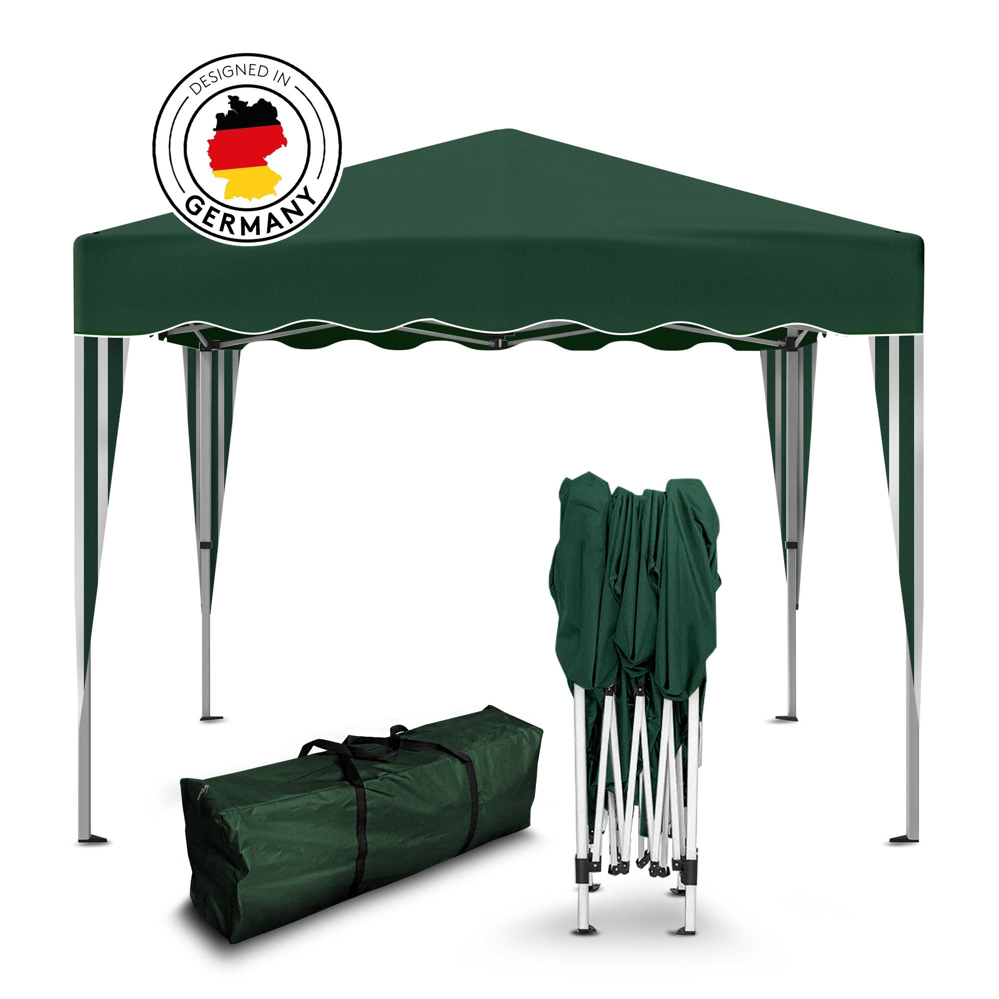 Kronenburg Faltpavillon 3x3 m wasserdicht - Gartenpavillon, Partyzelt stabi günstig online kaufen