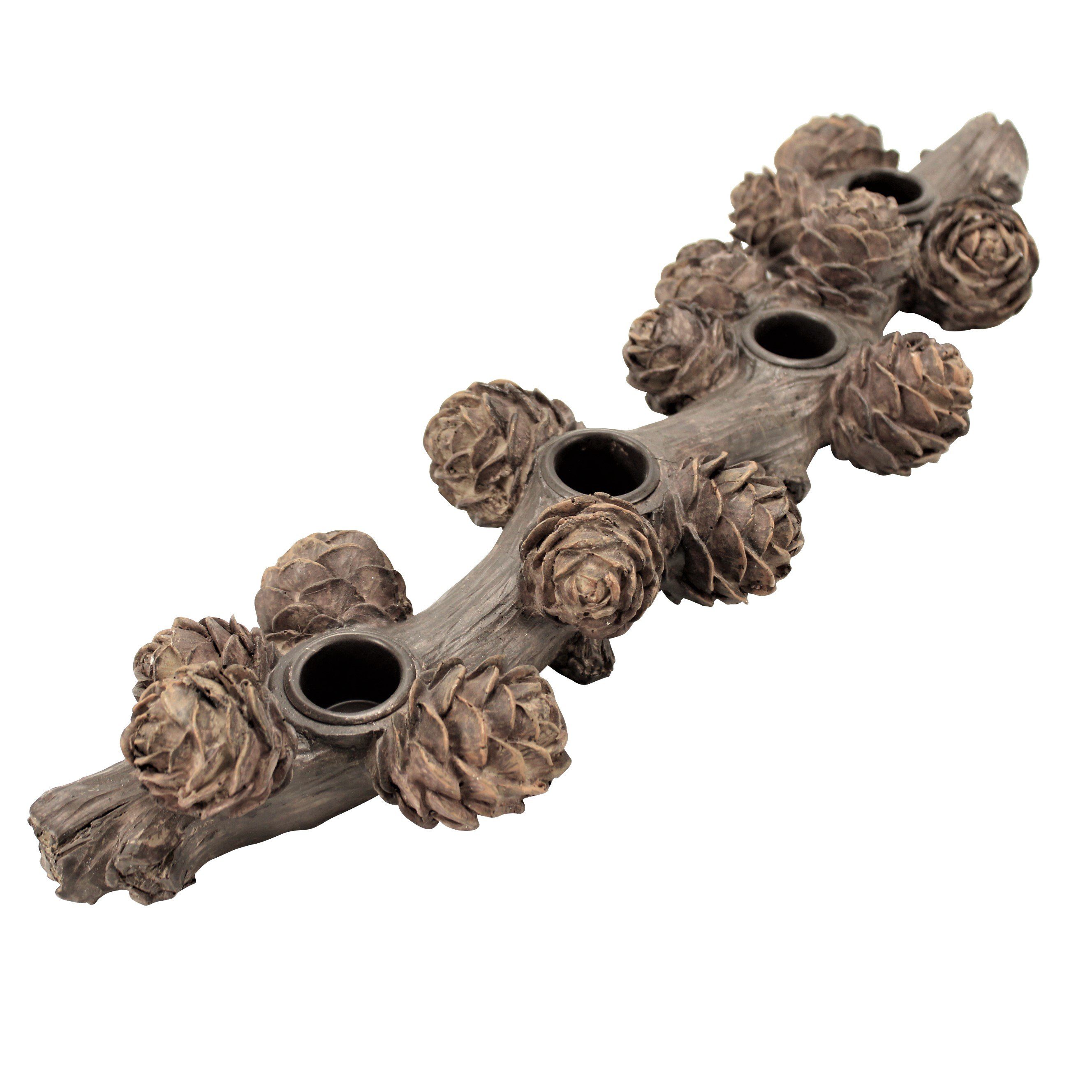 Online-Fuchs Tischkerzenhalter Kerzenständer für 4 Stabkerzen im Zweig-Desi günstig online kaufen