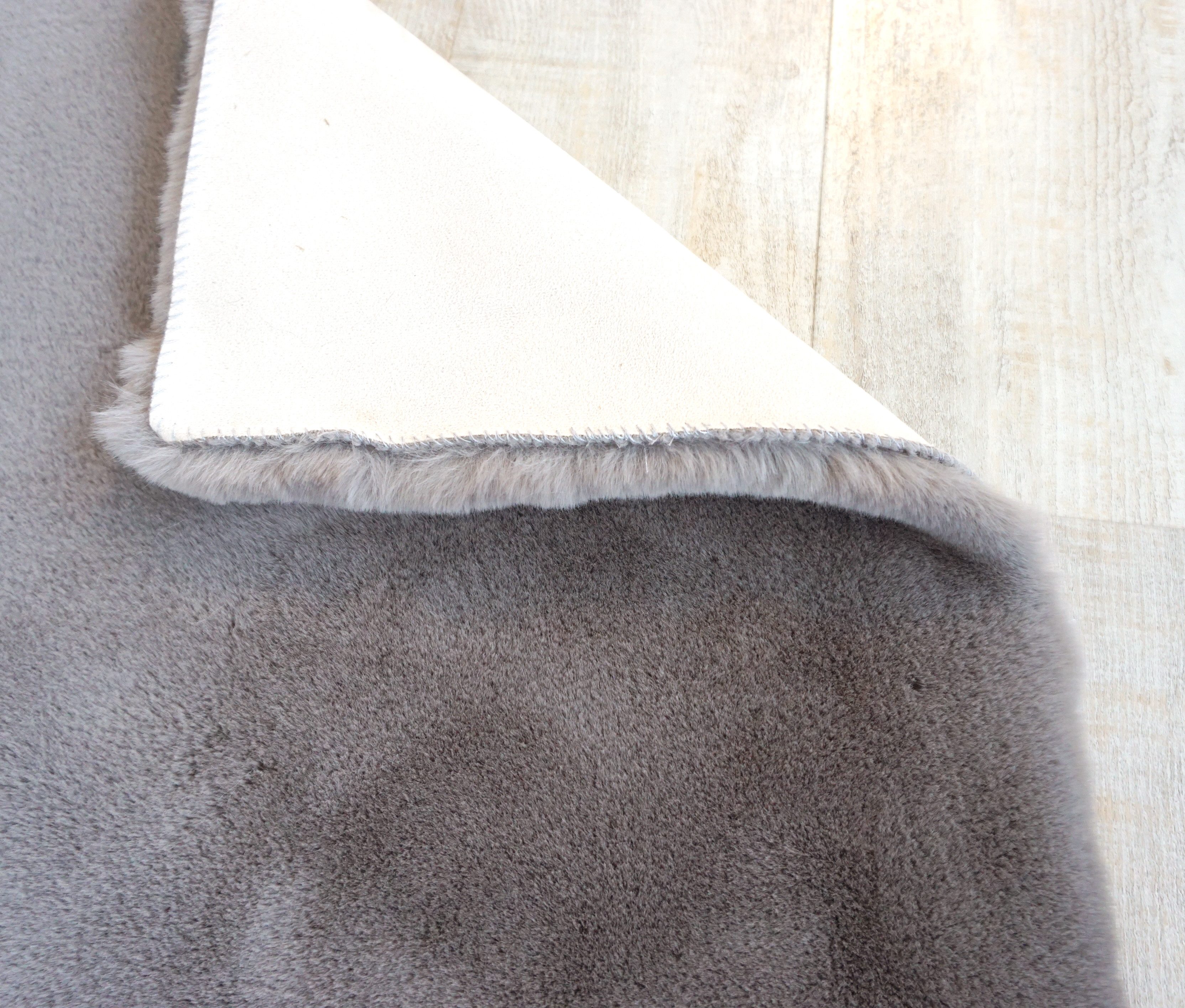 SCHÖNER WOHNEN-Kollektion Fellteppich Tender, rechteckig, Höhe: 26 mm, besonders weich durch Microfaser, Kunstfell, waschbar, Wohnzimmer