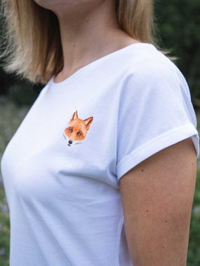 CircleStances Print-Shirt Fuchs Small
