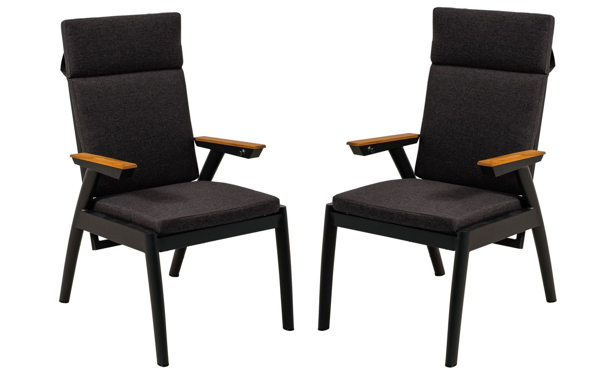 Lesli Living Hochlehner Lesli Living Diningsessel "Florence Alu" im 2er-Set