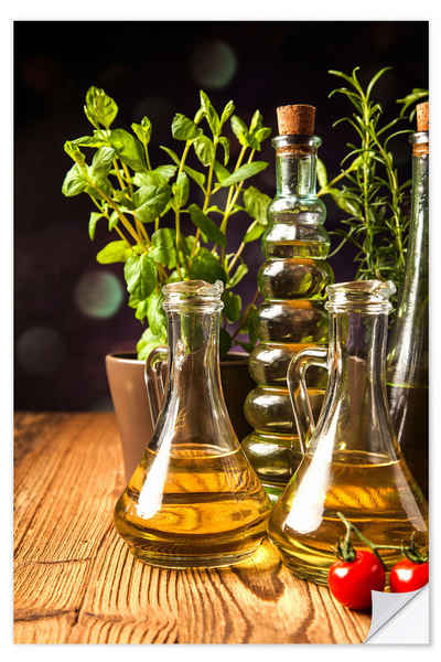 Posterlounge Wandfolie Editors Choice, Olivenöl in Flaschen, Küche Fotografie