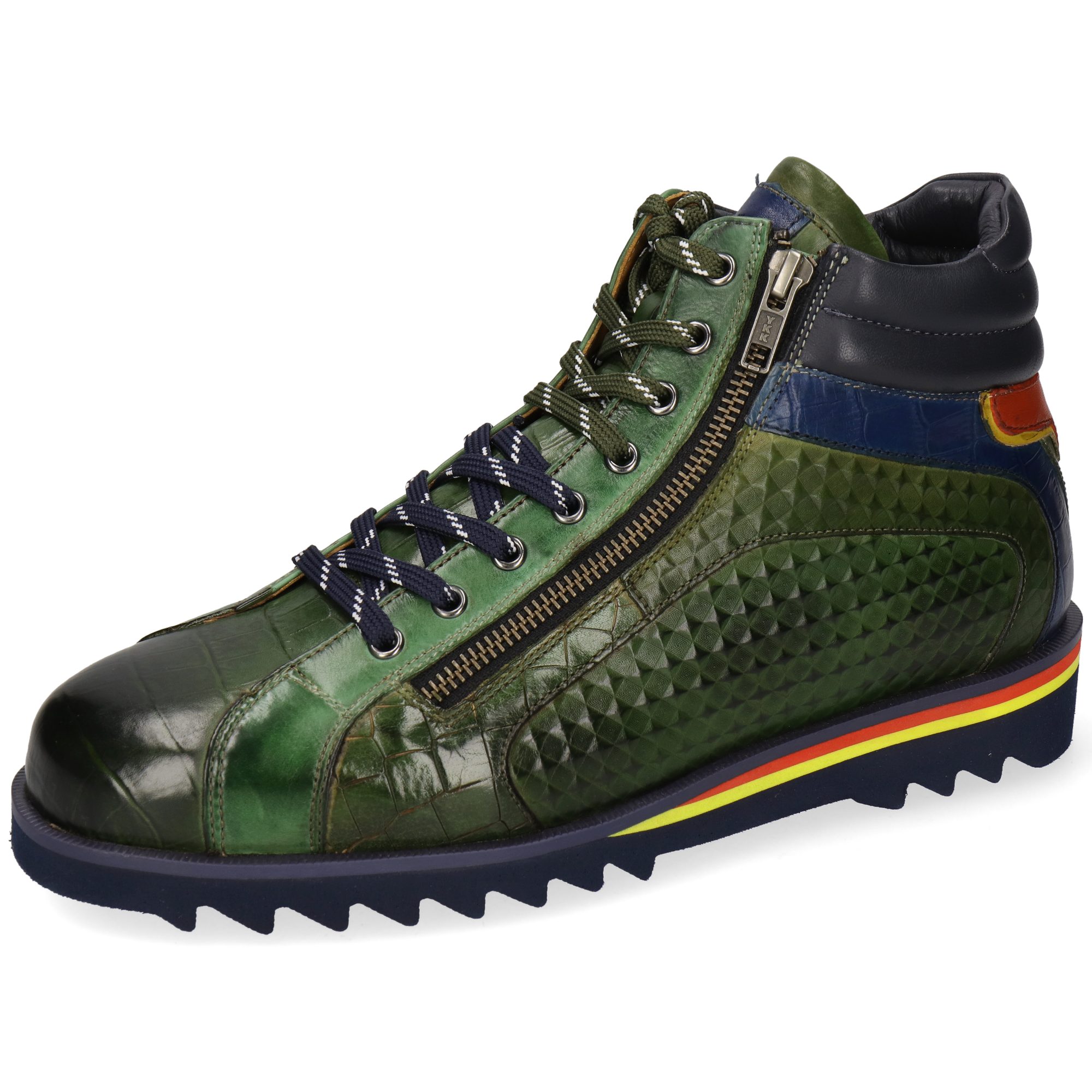 Melvin & Hamilton Hadrian 9 Leder-Sneakers für Herren Sneaker Flache Absätze, Echtes Leder, Vegetabile Gerbung