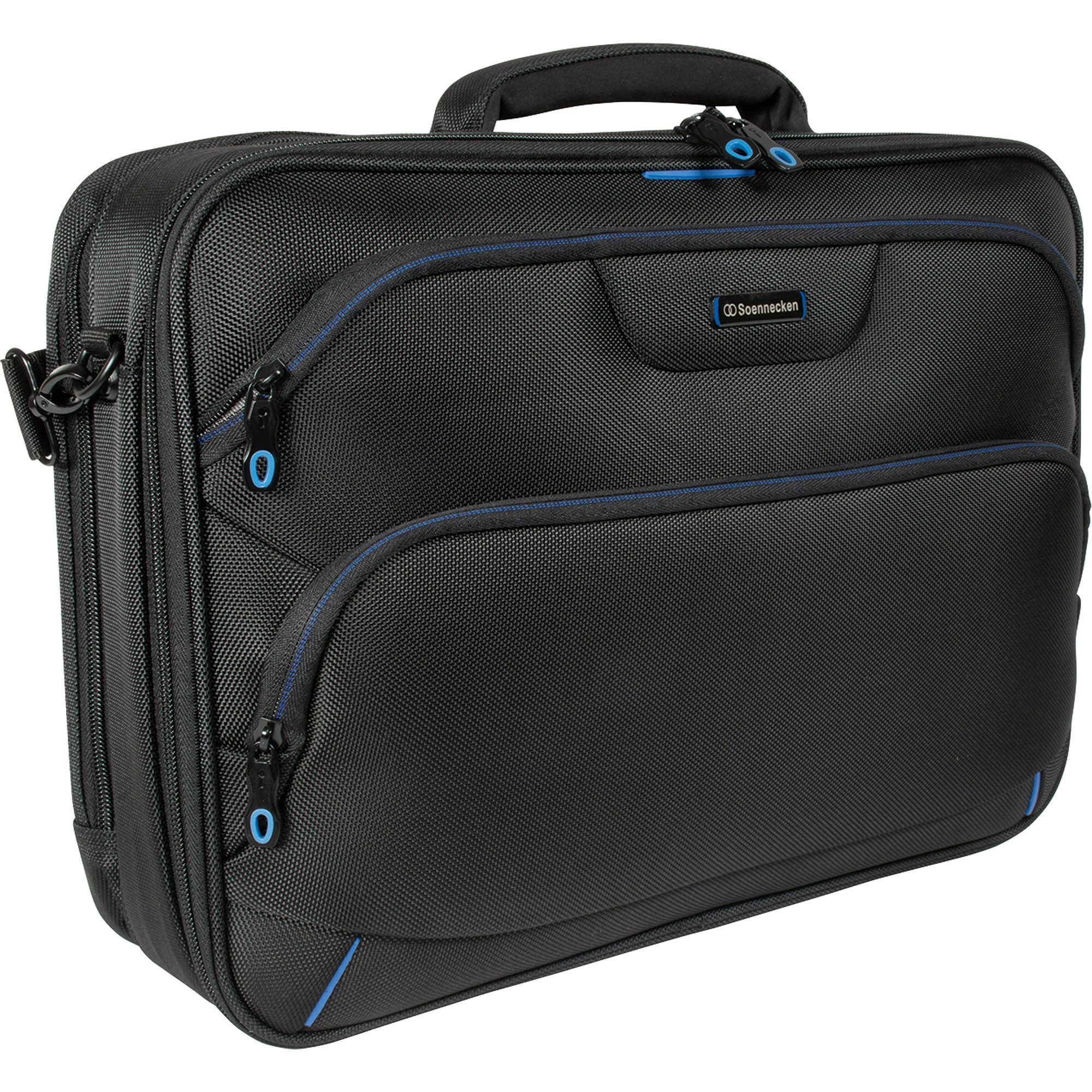 Soennecken Laptoptasche Notebooktasche Stuttgart 5169 Nylon schwarz (6 Stück)