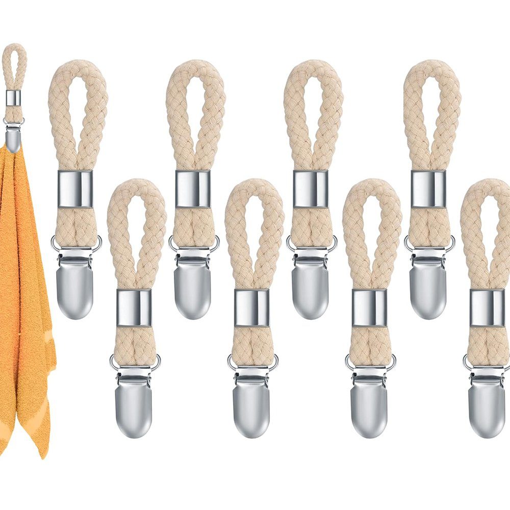 NUODWELL Handtuchhaken 8 Stück Handtuch Clips zum Aufhängen, Handtuchclips günstig online kaufen