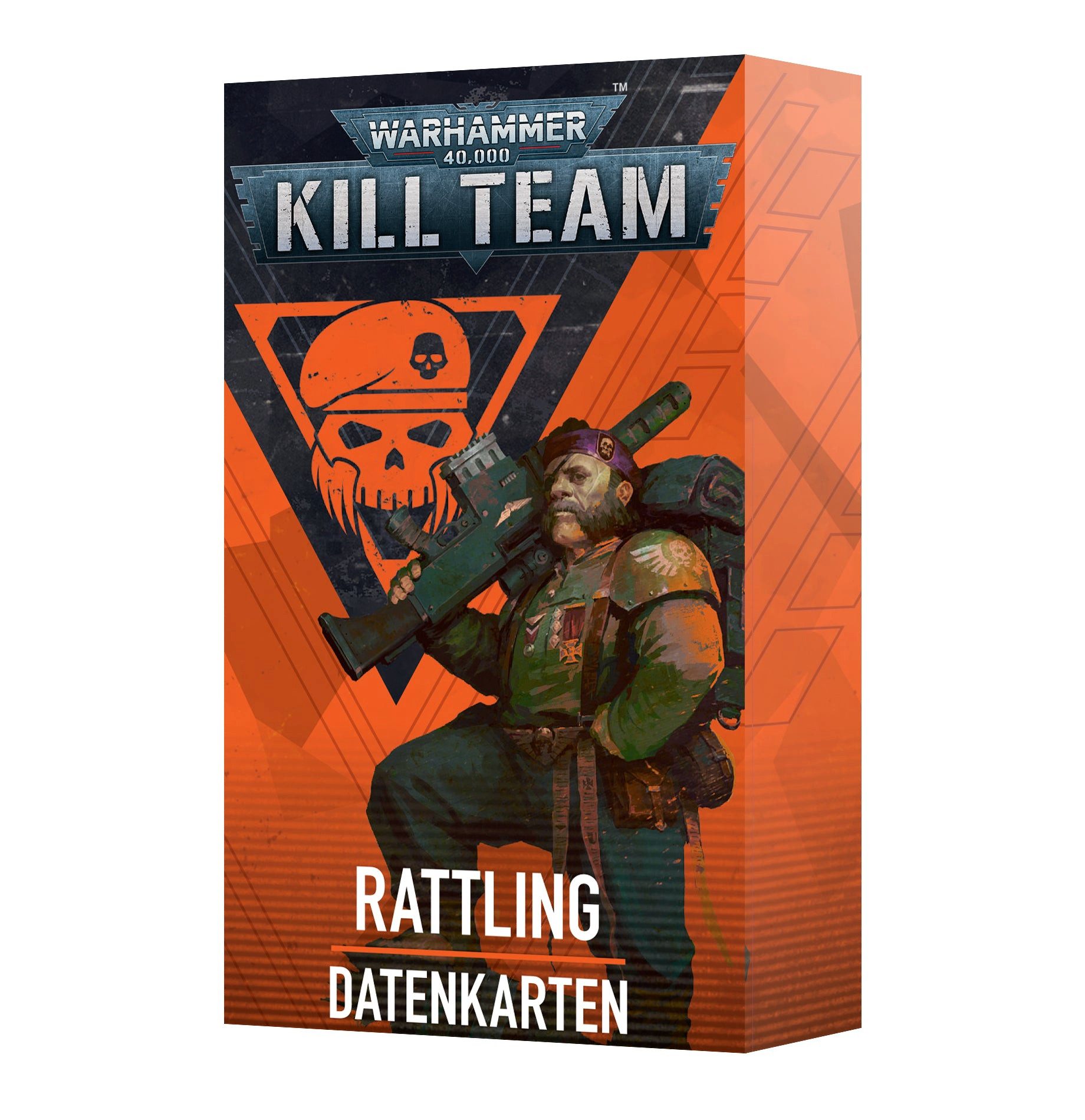 Spielfigur Warhammer 40.000 Rattling Datenkarten Deutsch