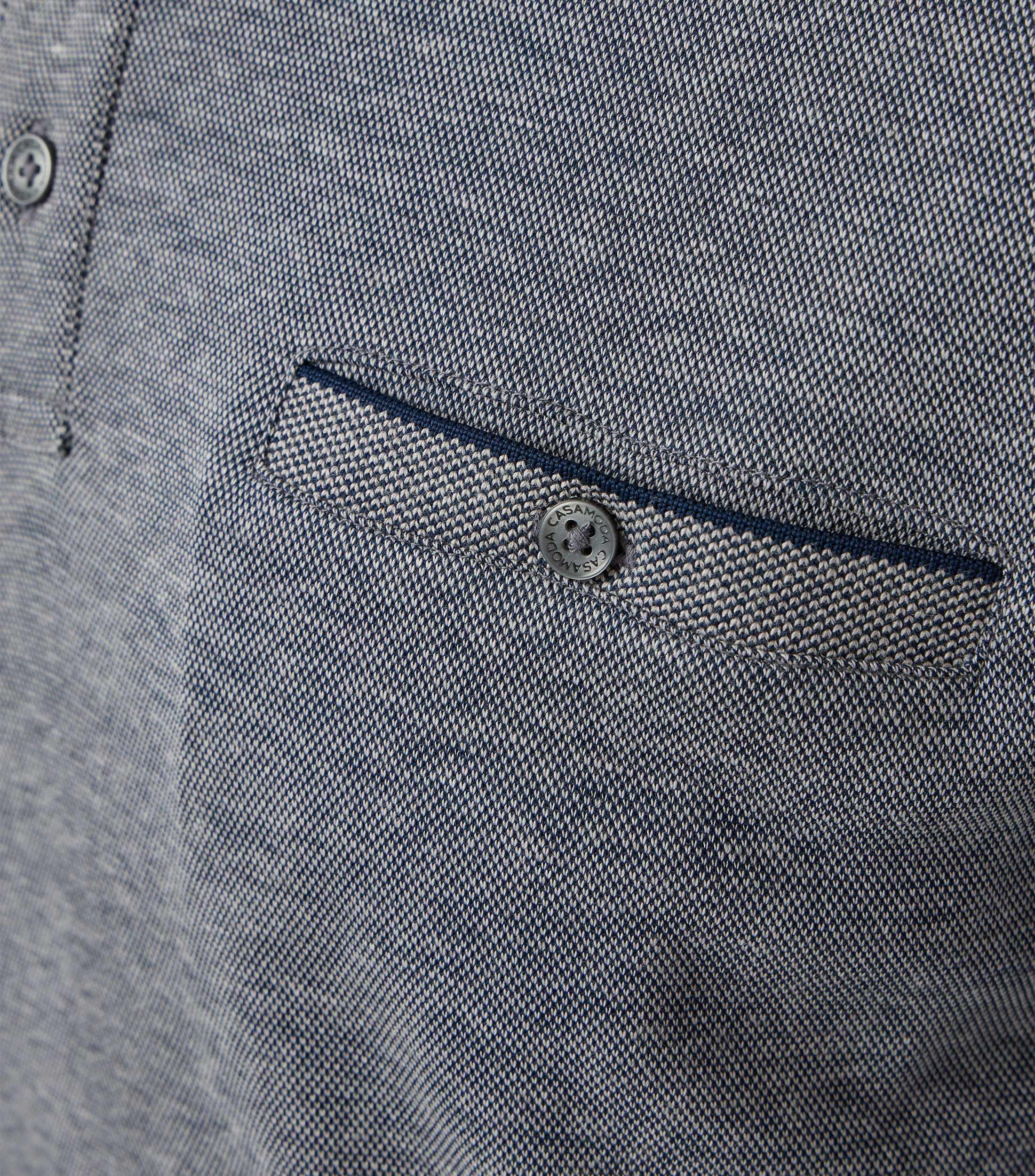 CASAMODA Langarm-Poloshirt CASAMODA Polo-Shirt Langarm uni