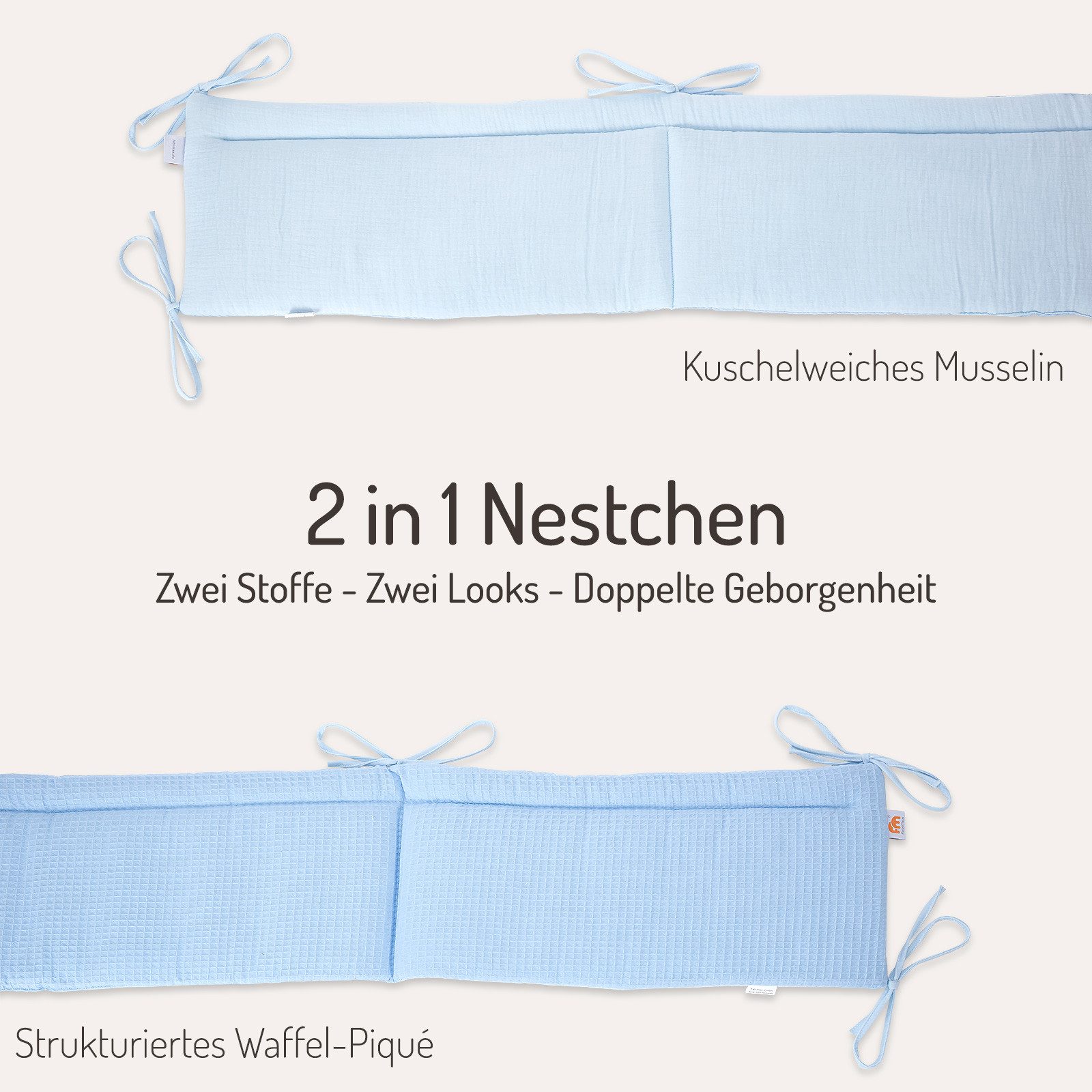 FabiMax Beistellbett Basic weiß